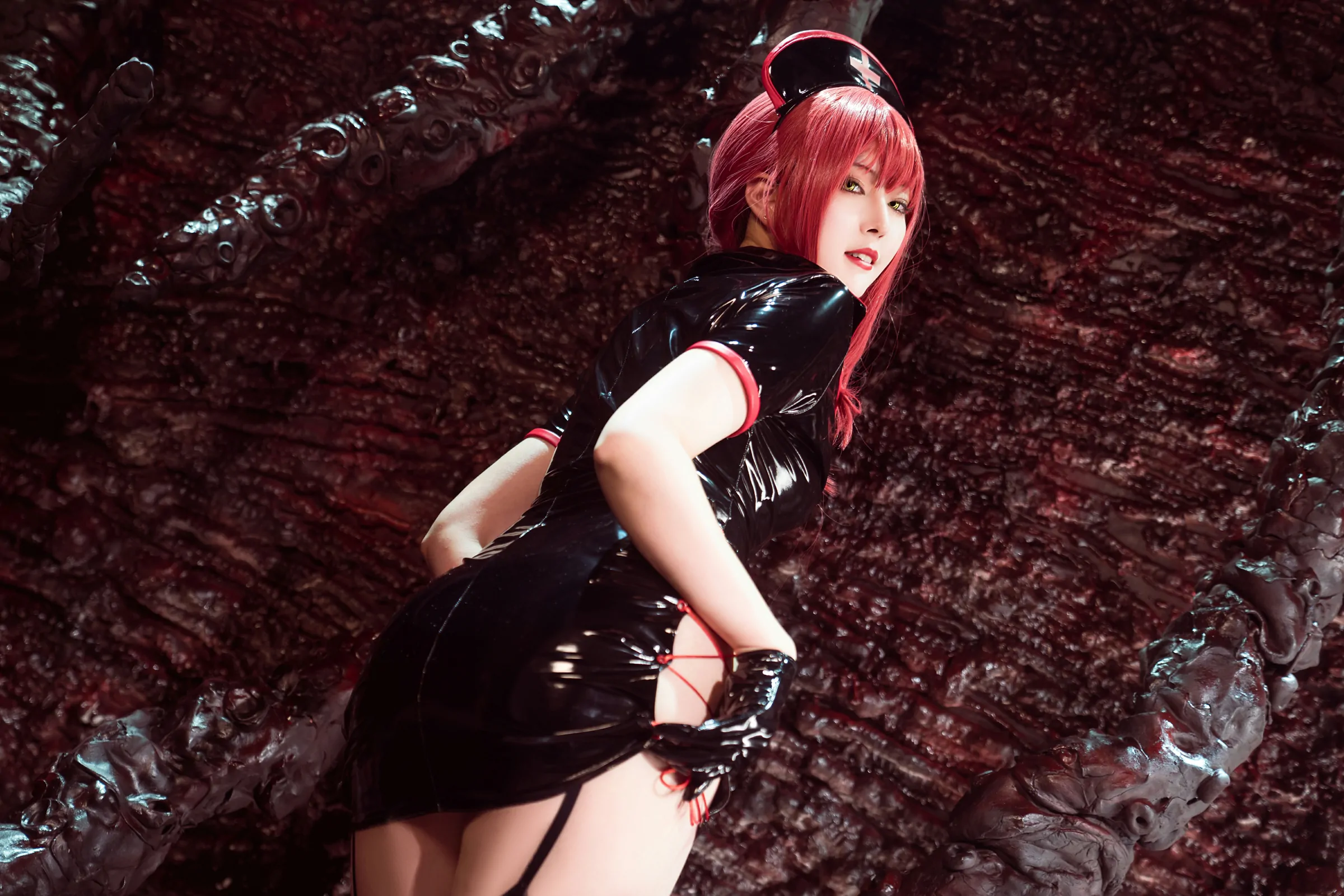 Natsuko夏夏子 – 玛奇玛护士 Cosplay-第3张