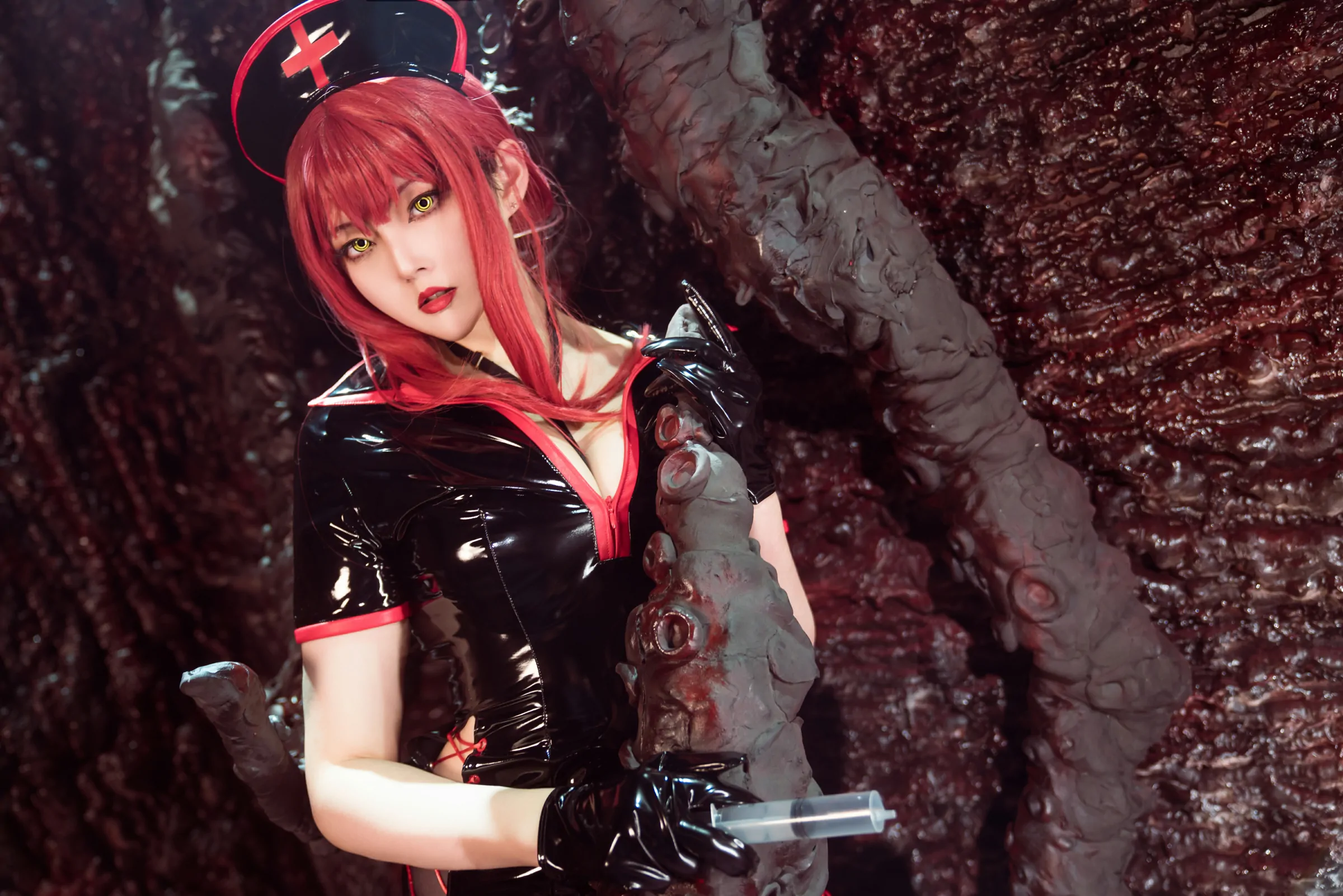 Natsuko夏夏子 – 玛奇玛护士 Cosplay-第7张