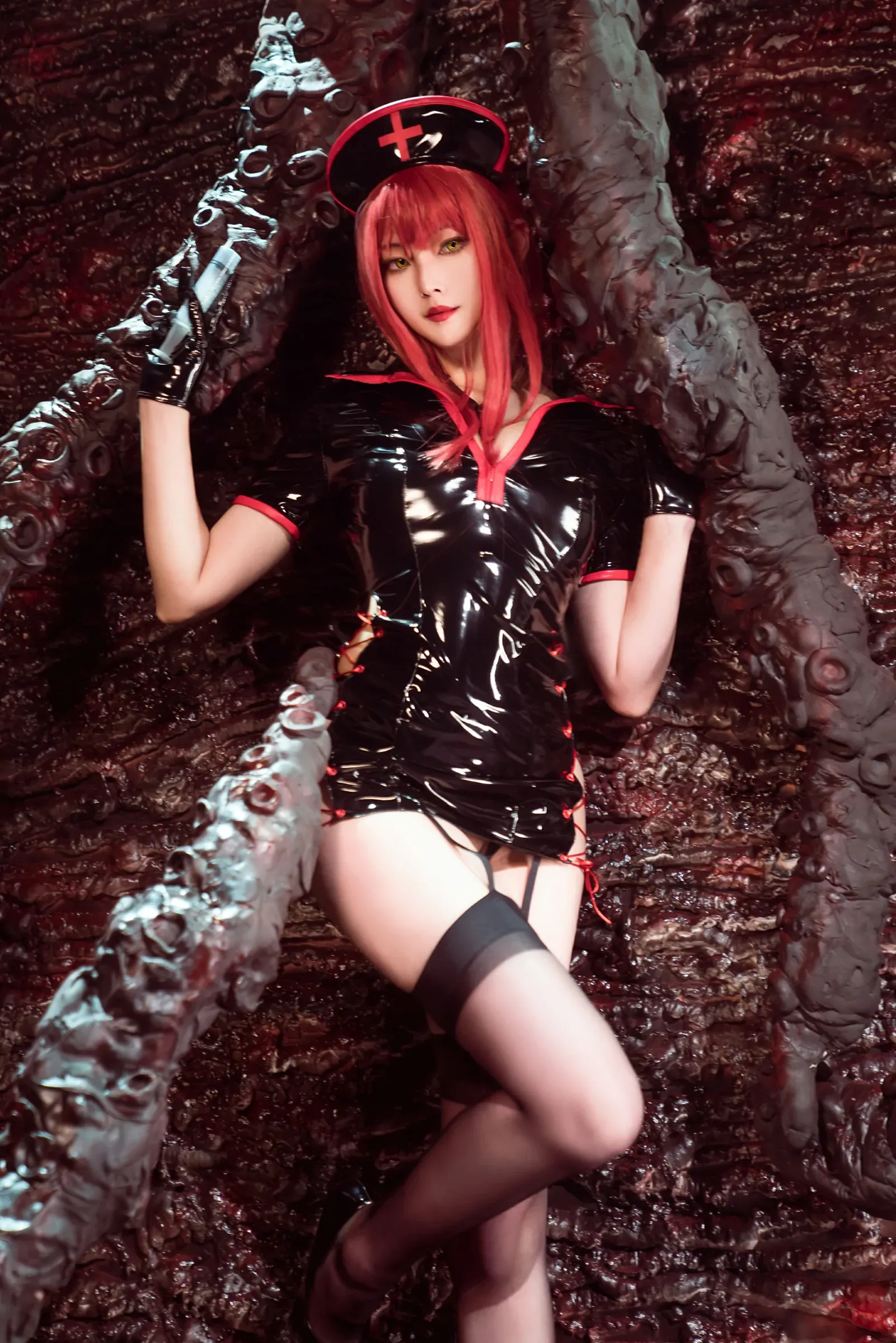 Natsuko夏夏子 – 玛奇玛护士 Cosplay-第12张
