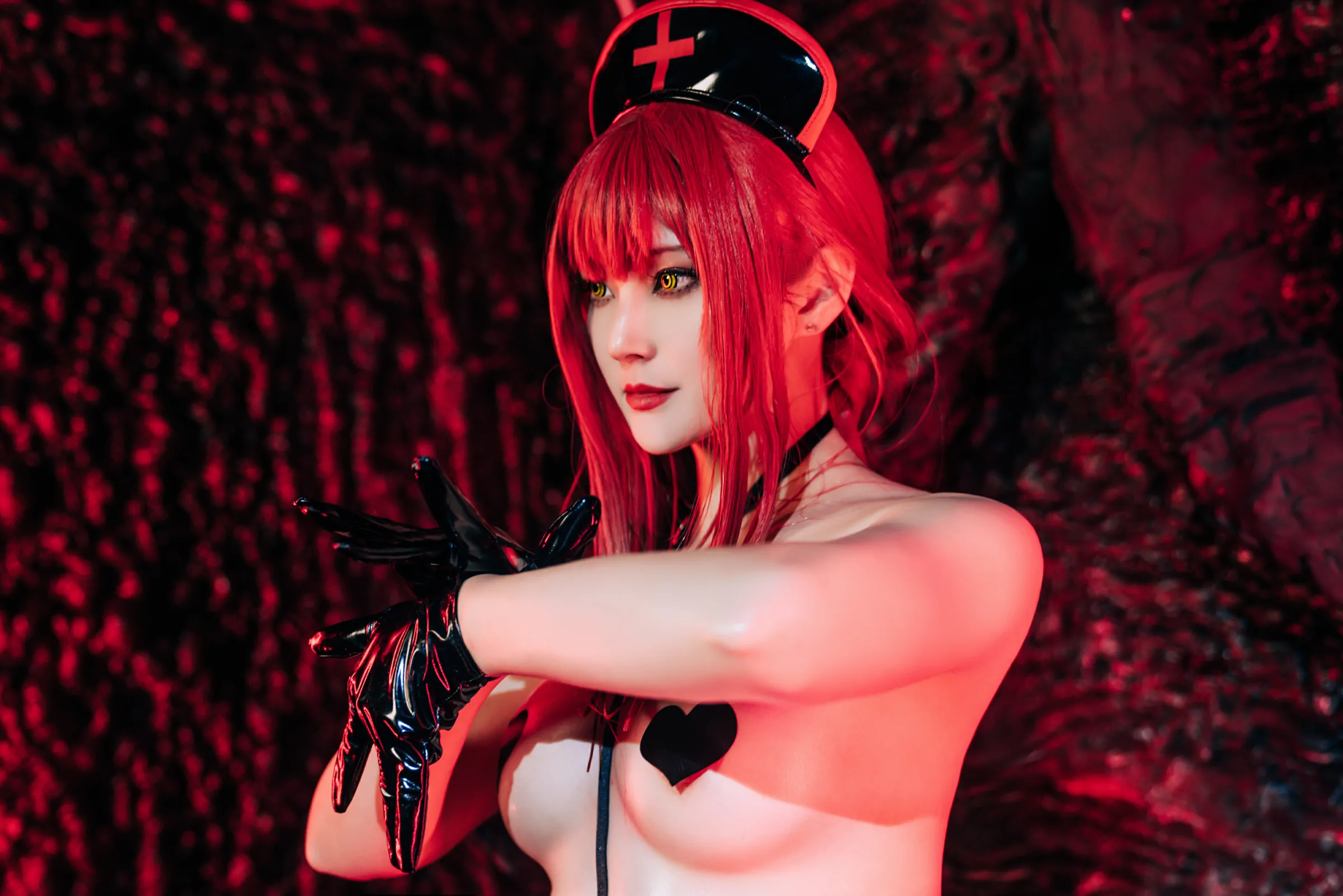 Natsuko夏夏子 – 玛奇玛护士 Cosplay-第50张