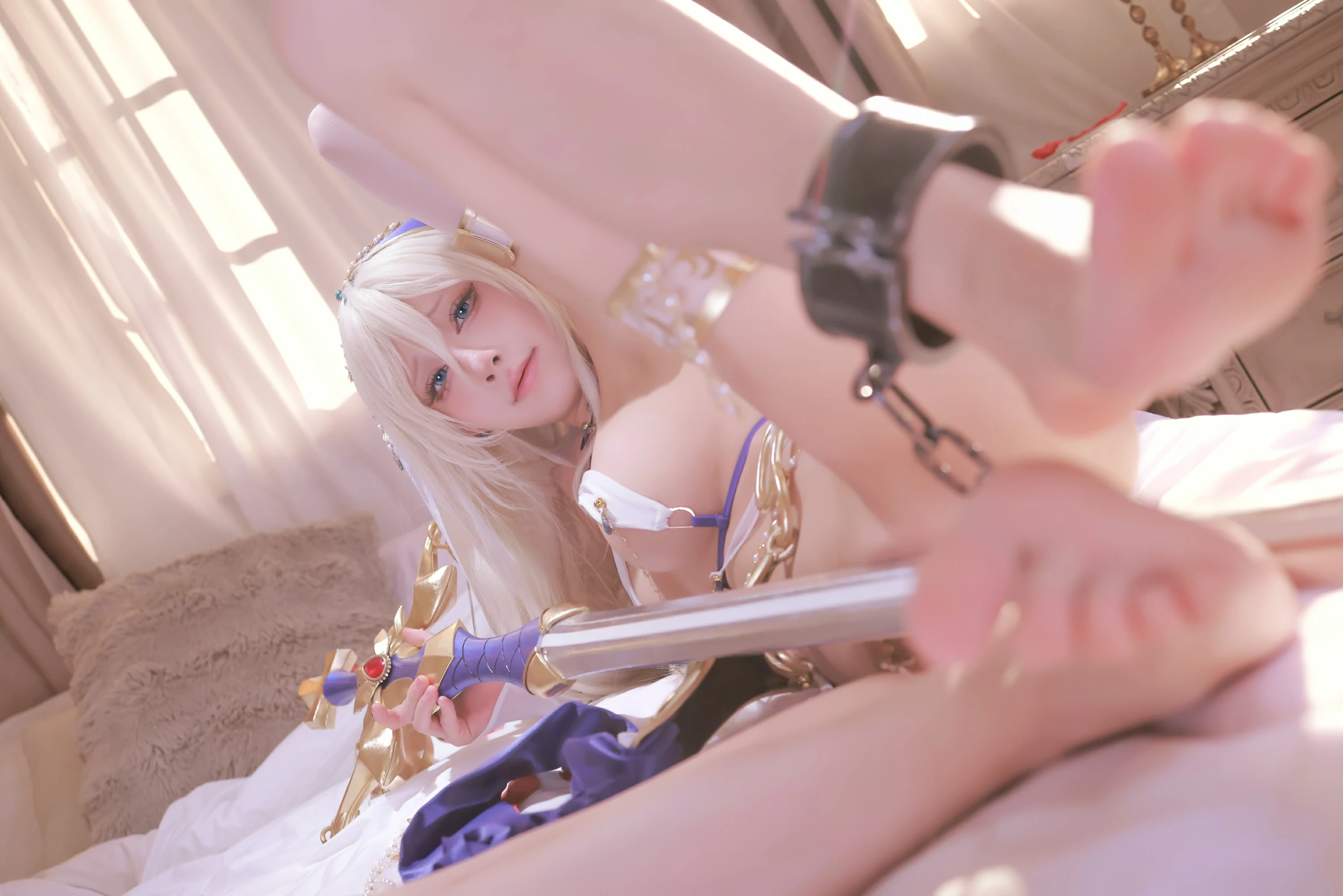 水淼aqua – 剑之圣女 Cosplay-第12张