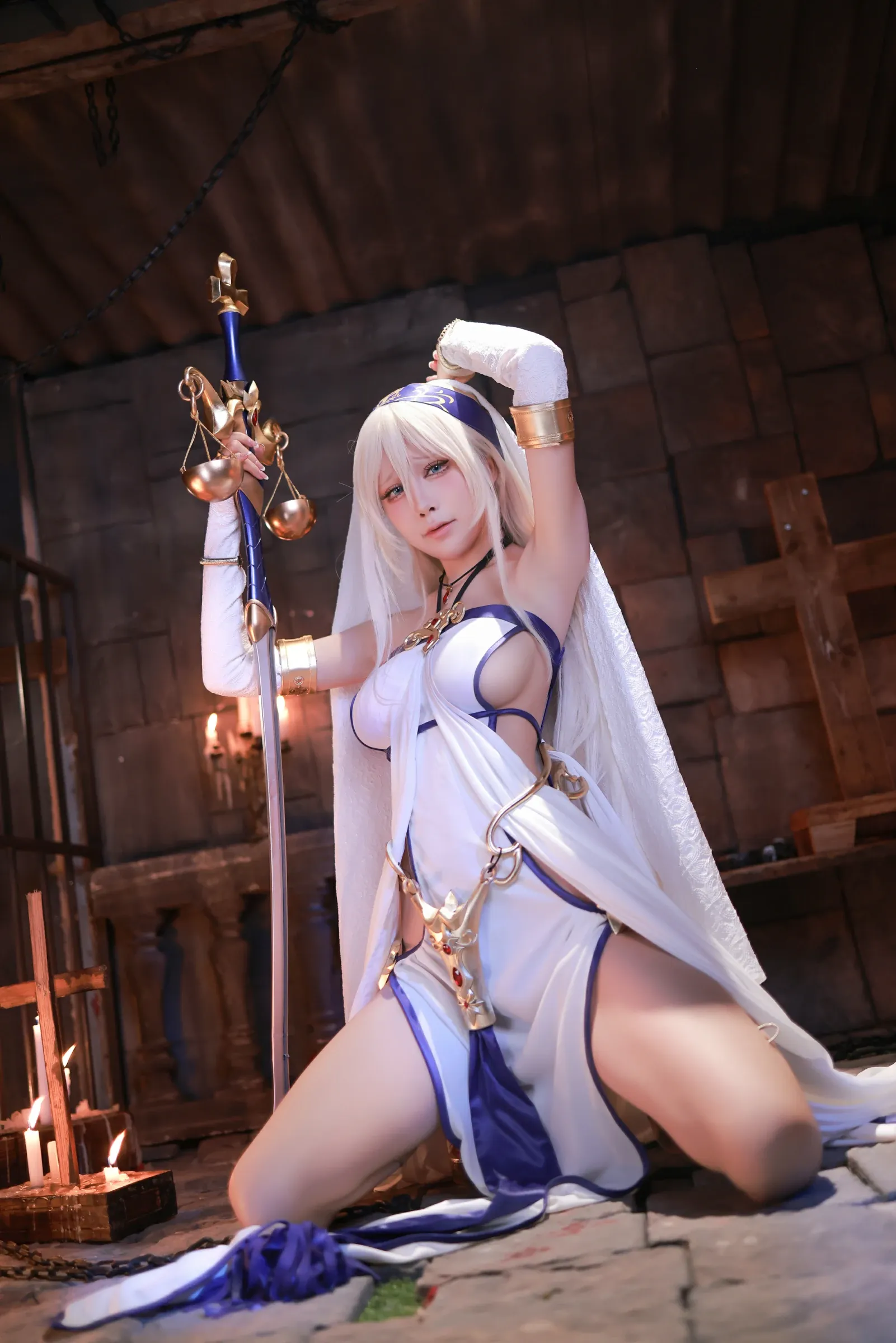 水淼aqua – 剑之圣女 Cosplay-第51张
