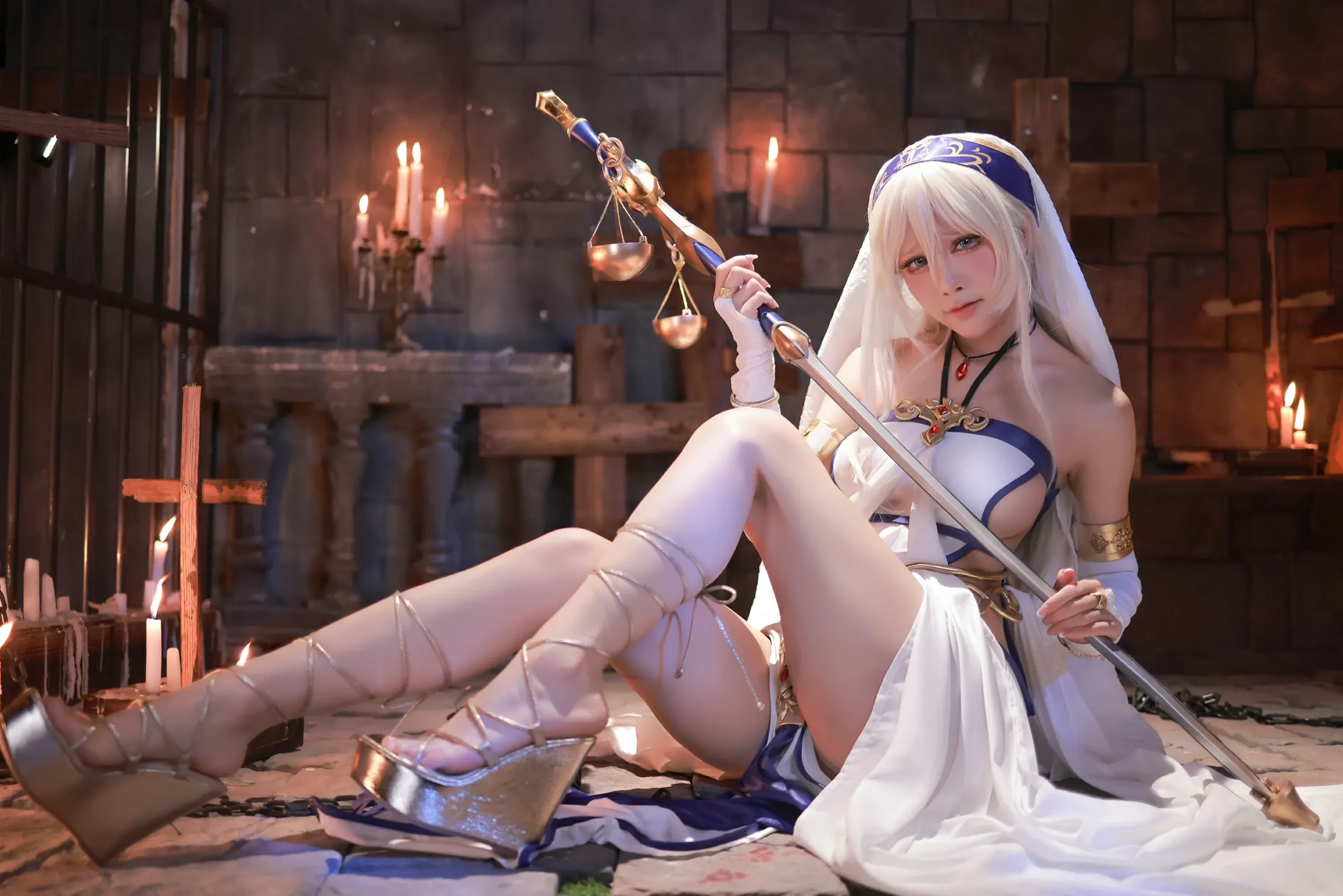 水淼aqua – 剑之圣女 Cosplay-第50张
