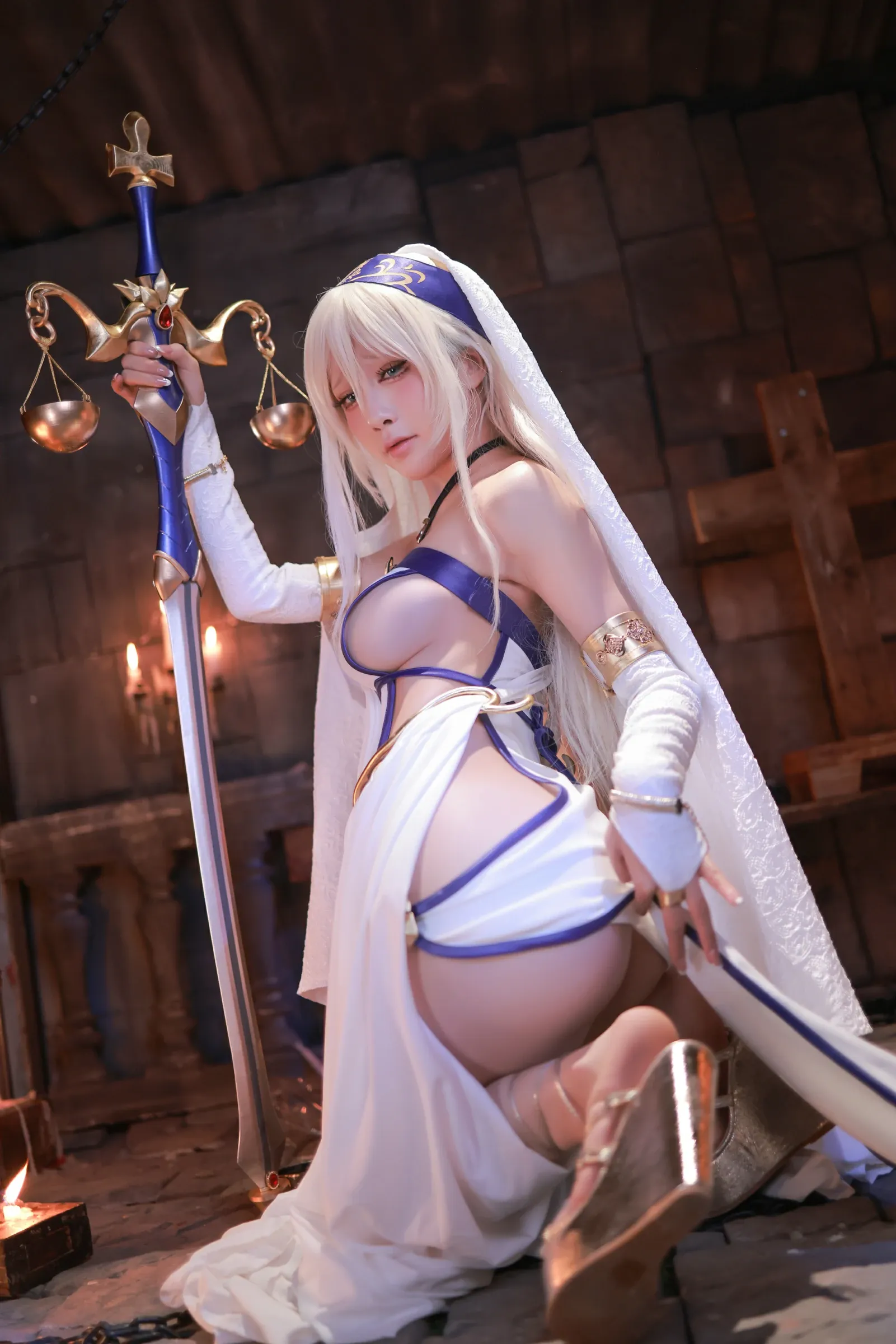 水淼aqua – 剑之圣女 Cosplay-第55张
