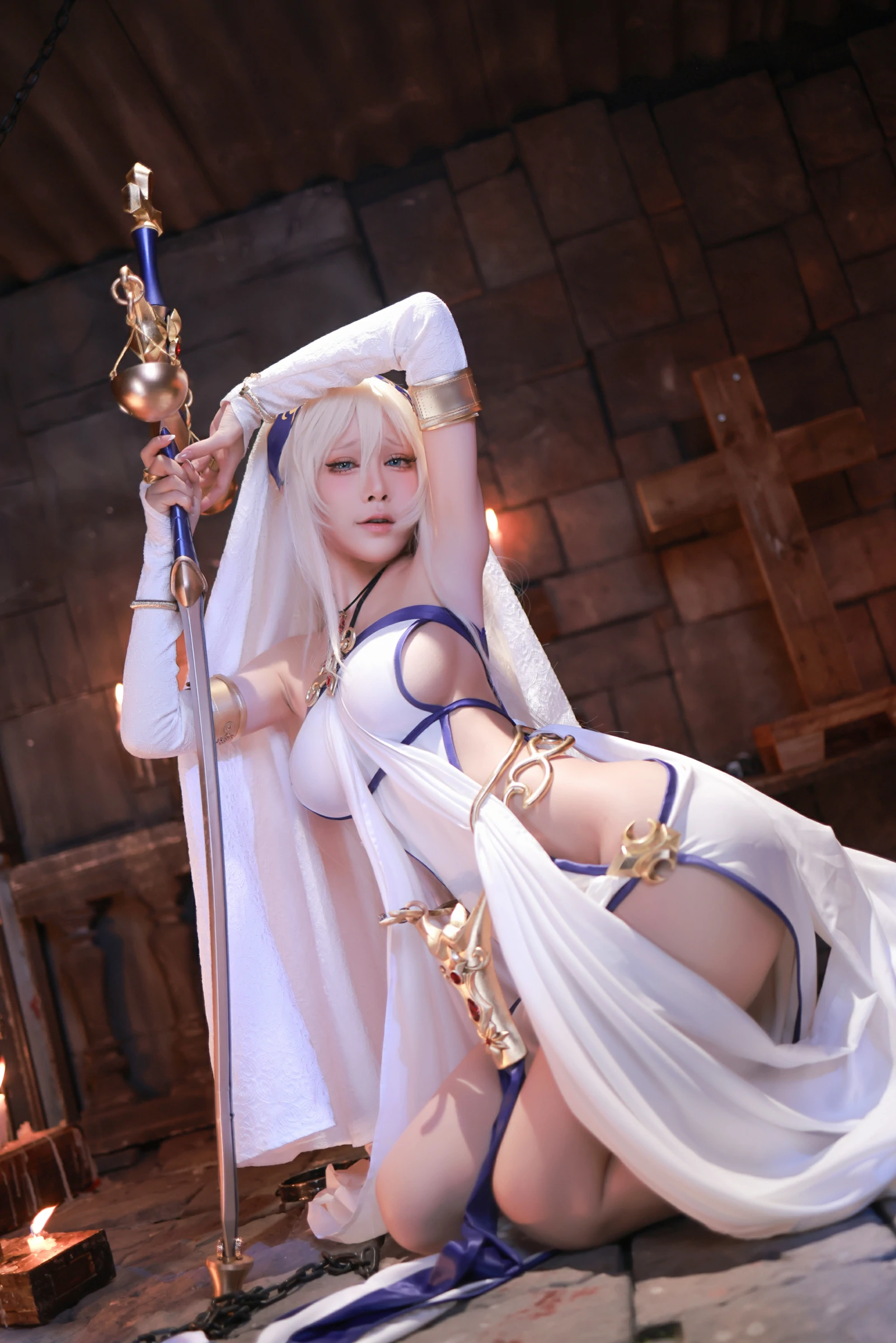水淼aqua – 剑之圣女 Cosplay-第53张