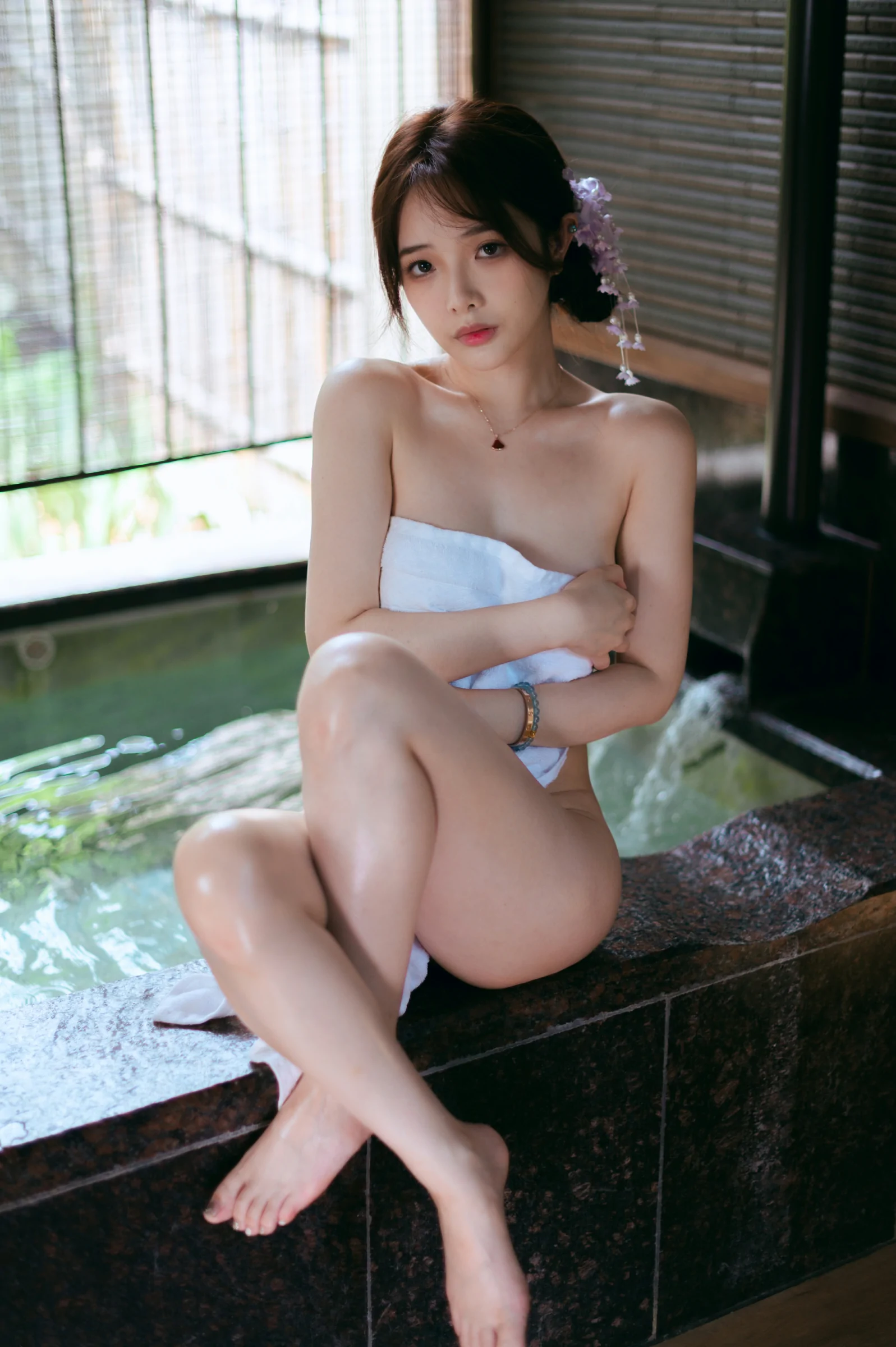 雯妹不讲道理 – 和风庭院 Cosplay-第2张