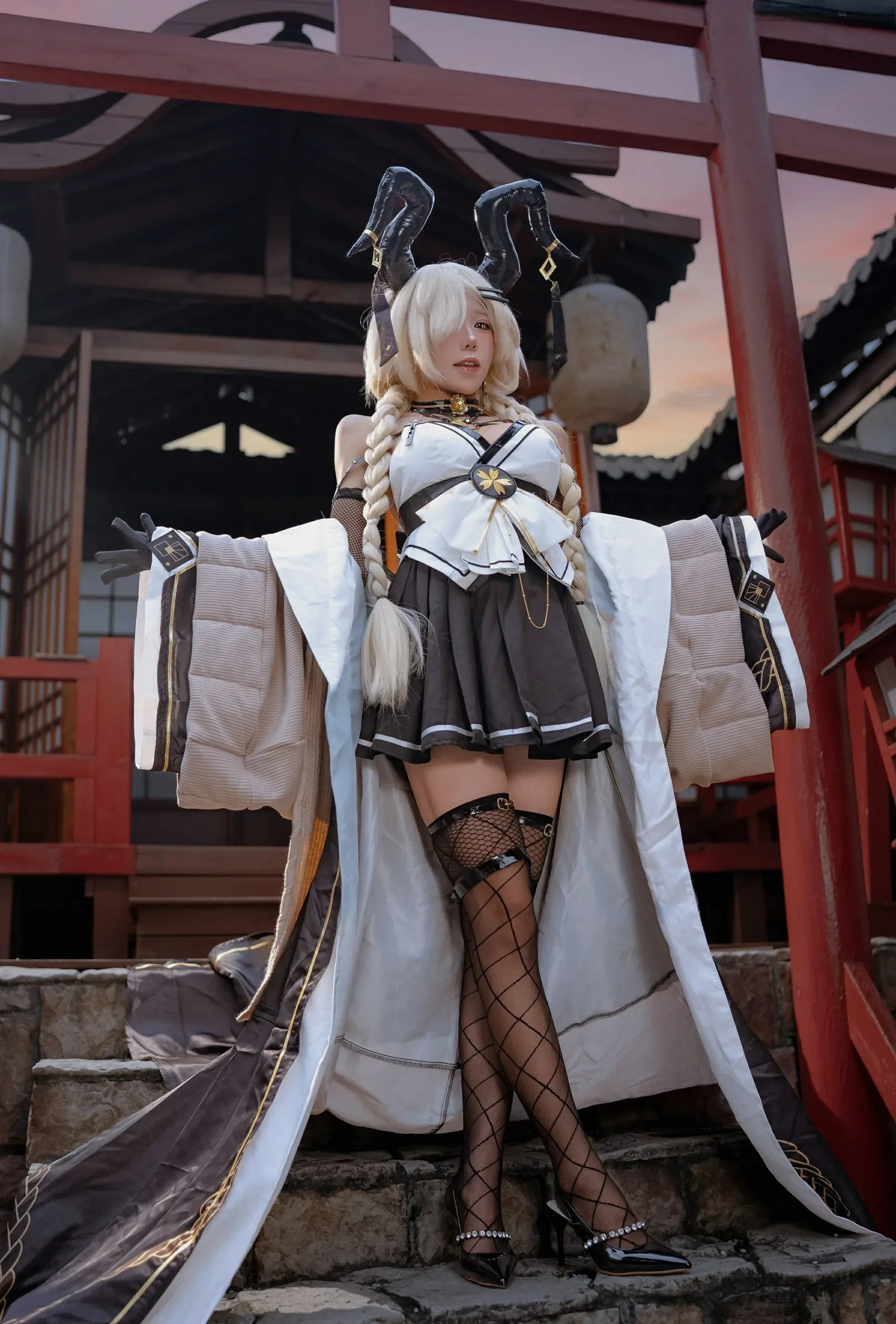 咬一口兔娘 3月作品 须臾望月抄-尾张 Cosplay-第119张