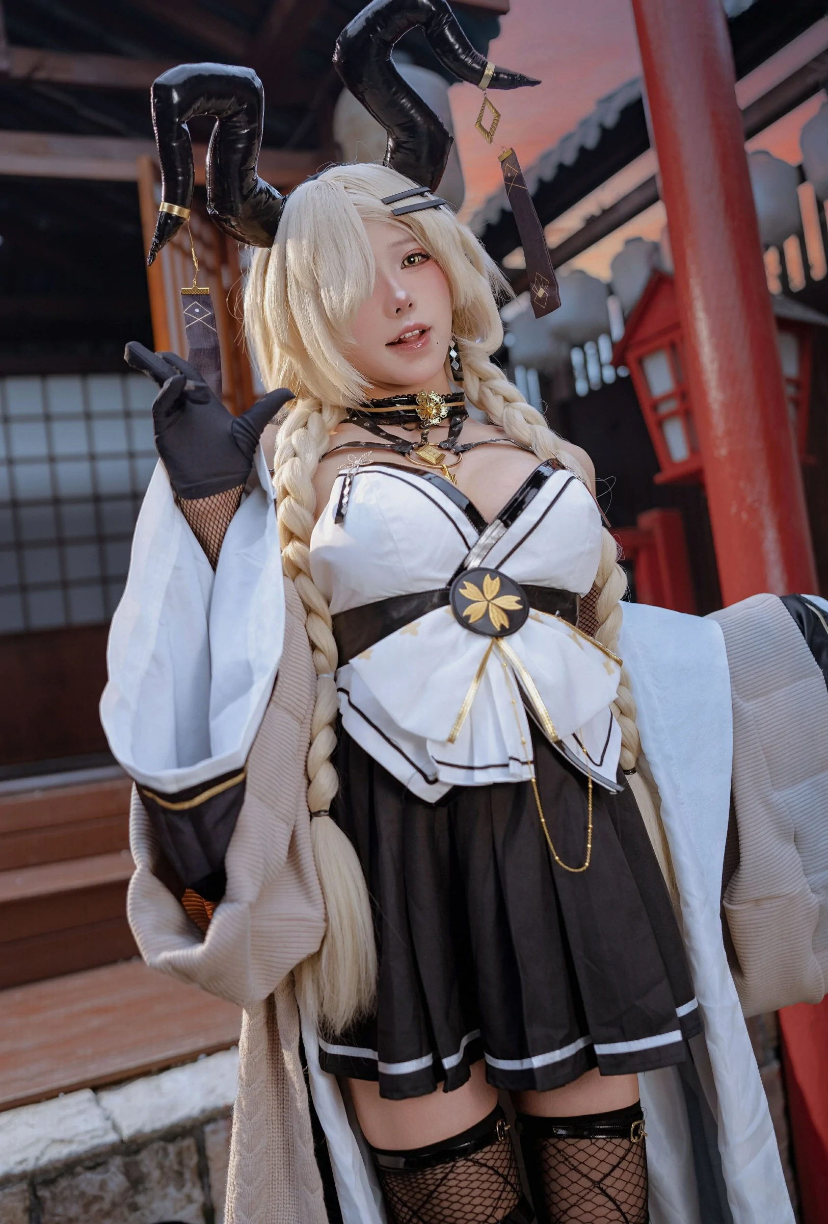 咬一口兔娘 3月作品 须臾望月抄-尾张 Cosplay-第121张