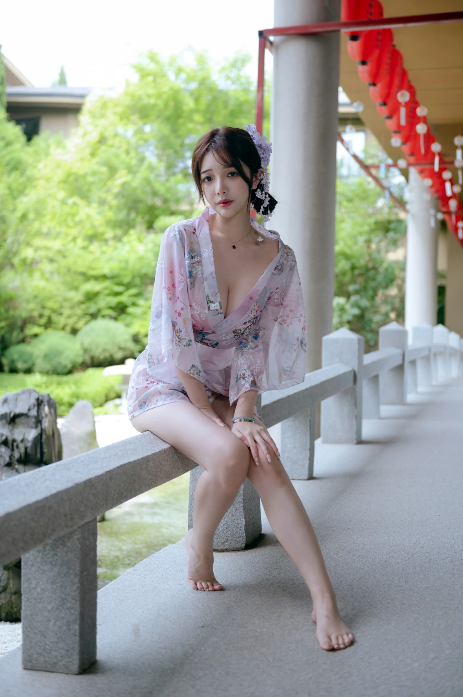 雯妹不讲道理 – 和风庭院 Cosplay-第62张