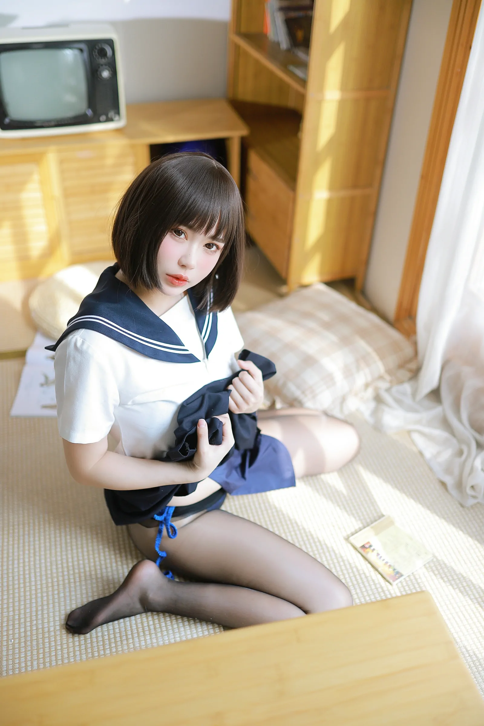 Tina很妖孽呀 – 绳艺jk Cosplay-第76张