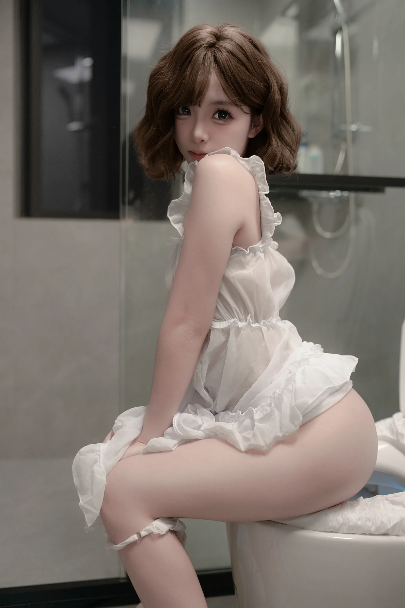 Bangni邦尼 – 湿身 Cosplay-第5张