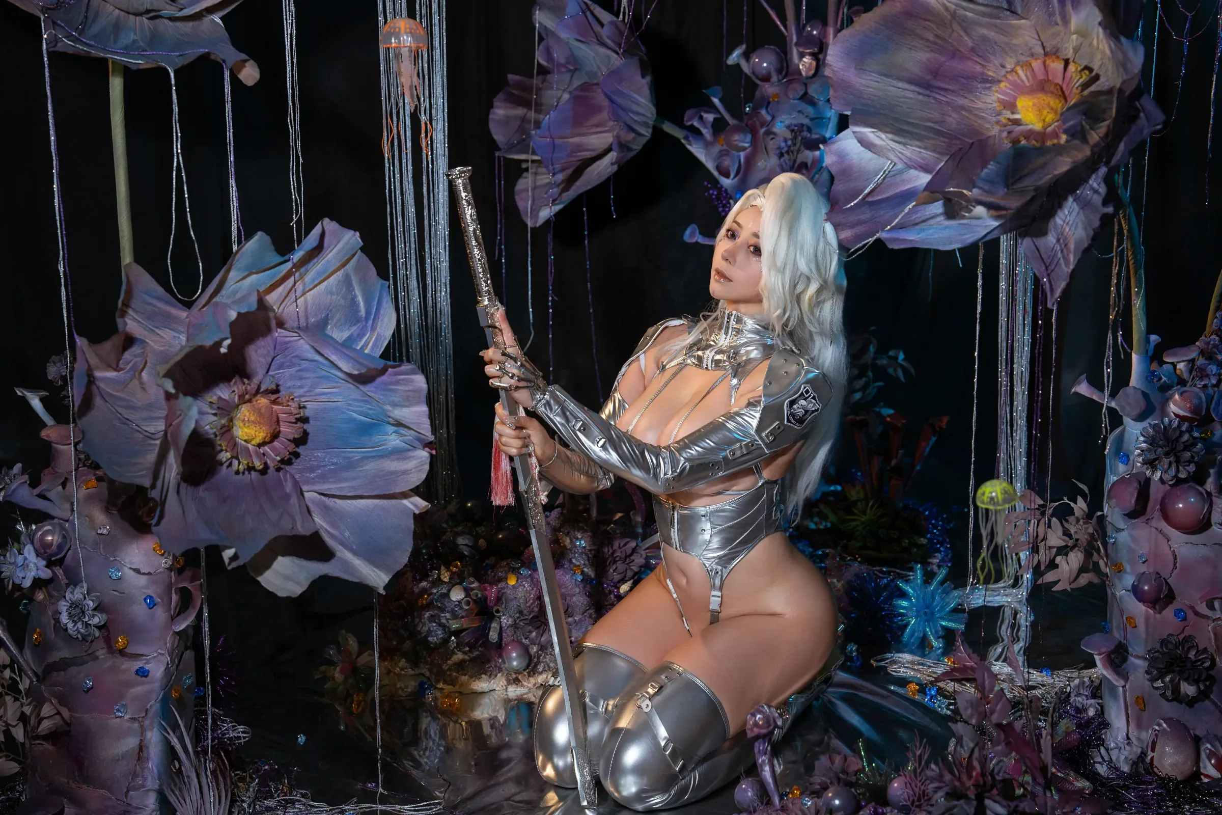 奈汐酱nice – 异铁战士 Cosplay-第76张
