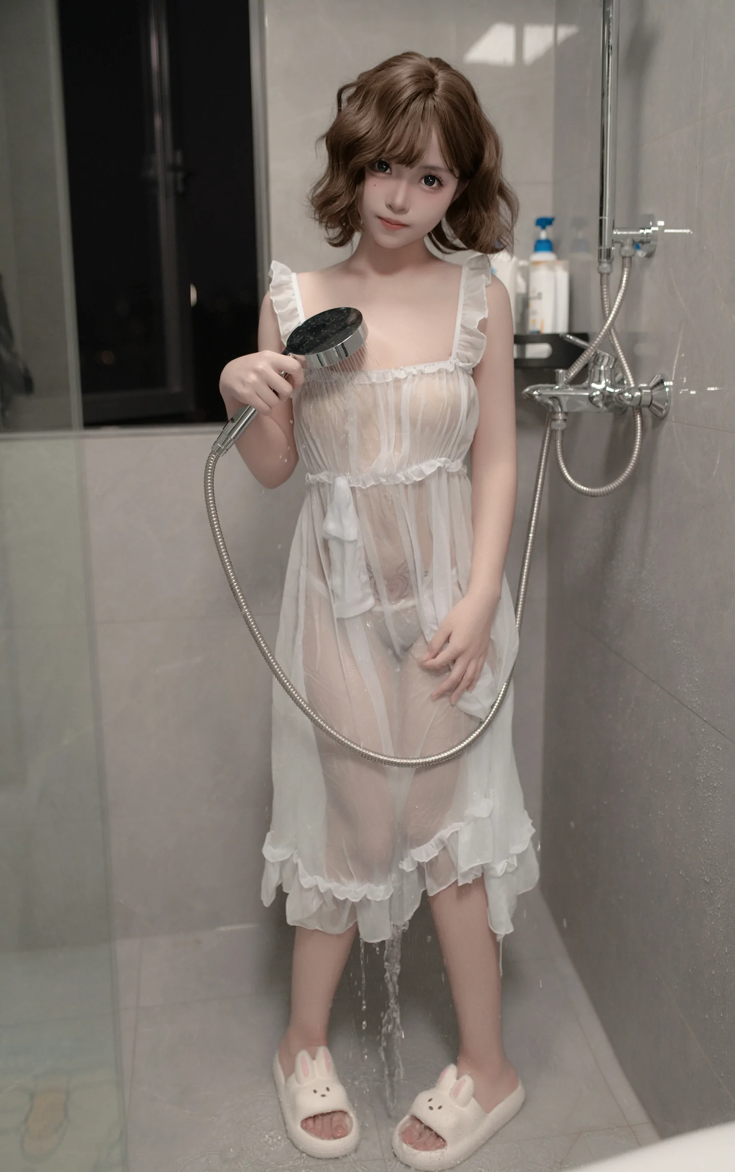 Bangni邦尼 – 湿身 Cosplay-第19张