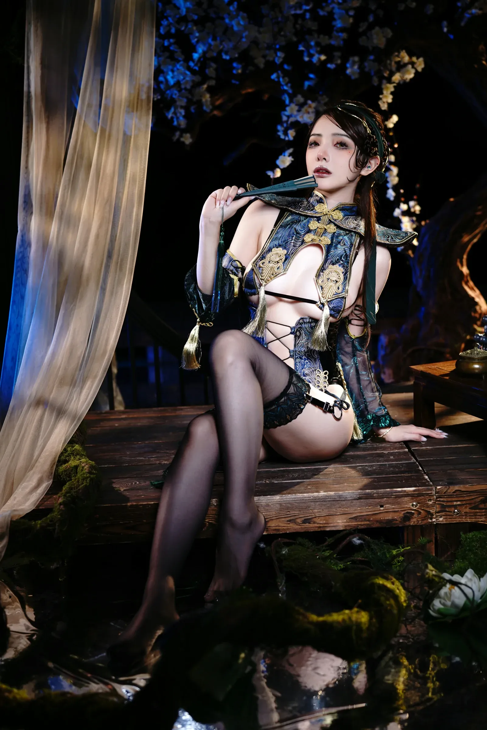 雯妹不讲道理 – 蛇年限定 青蛇 Cosplay-第1张