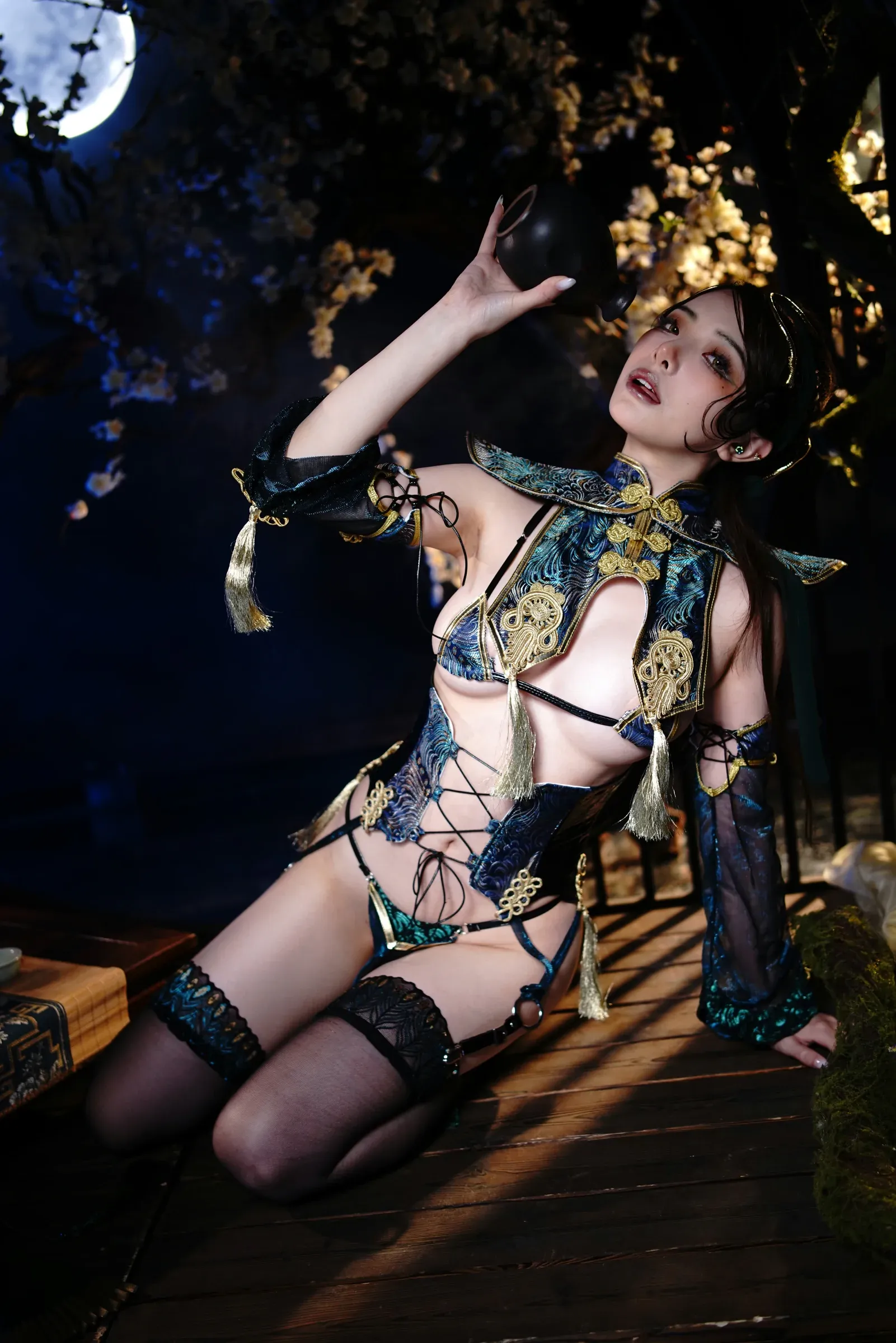 雯妹不讲道理 – 蛇年限定 青蛇 Cosplay-第14张