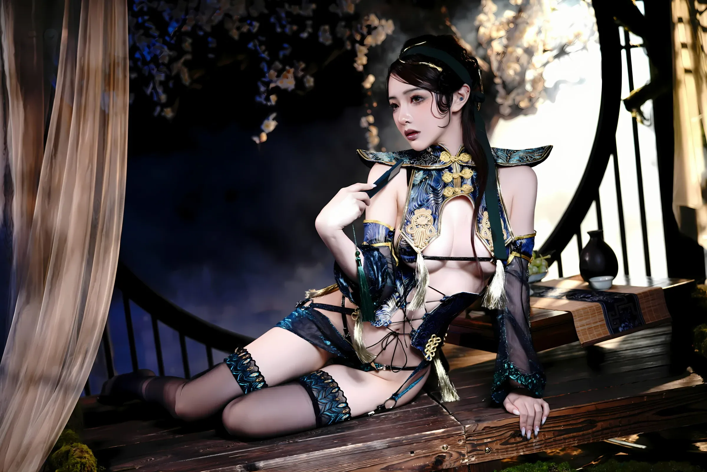 雯妹不讲道理 – 蛇年限定 青蛇 Cosplay-第70张