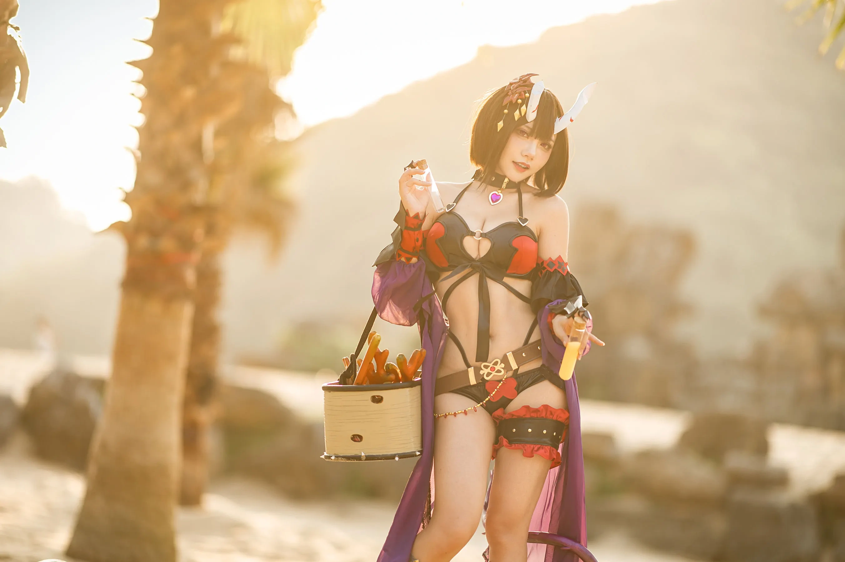 是一只熊仔吗伊喵君Nya – 公主连结 静流x惠理子 Cosplay-第1张