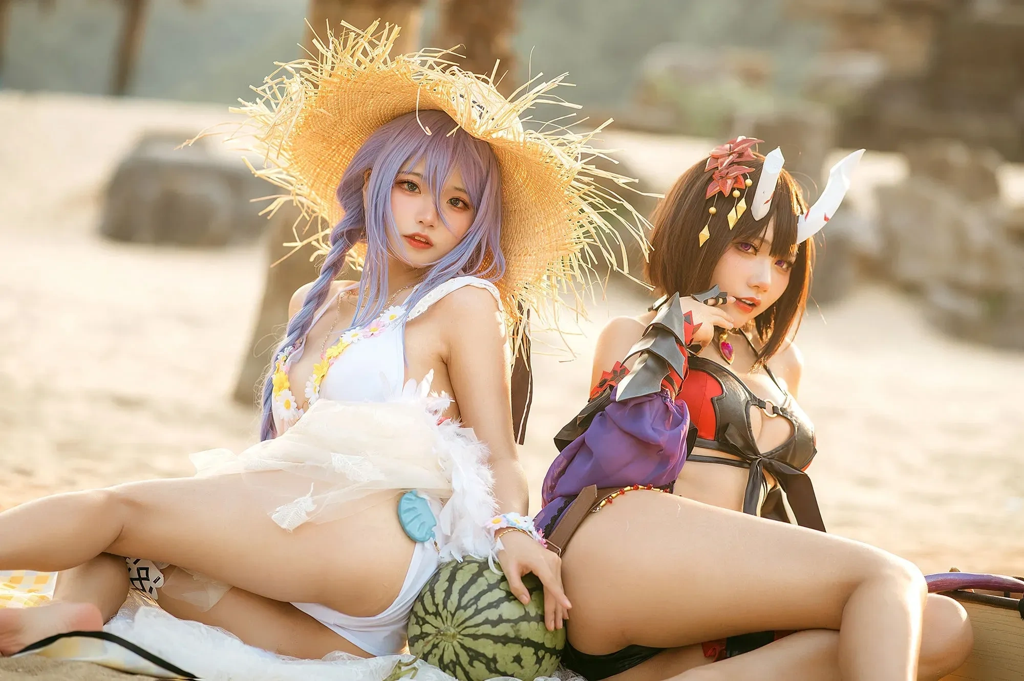 是一只熊仔吗伊喵君Nya – 公主连结 静流x惠理子 Cosplay-第2张