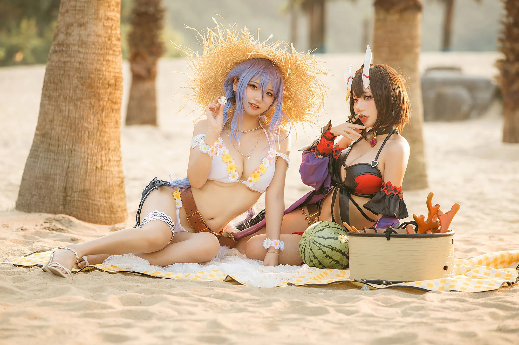是一只熊仔吗伊喵君Nya – 公主连结 静流x惠理子 Cosplay-第3张