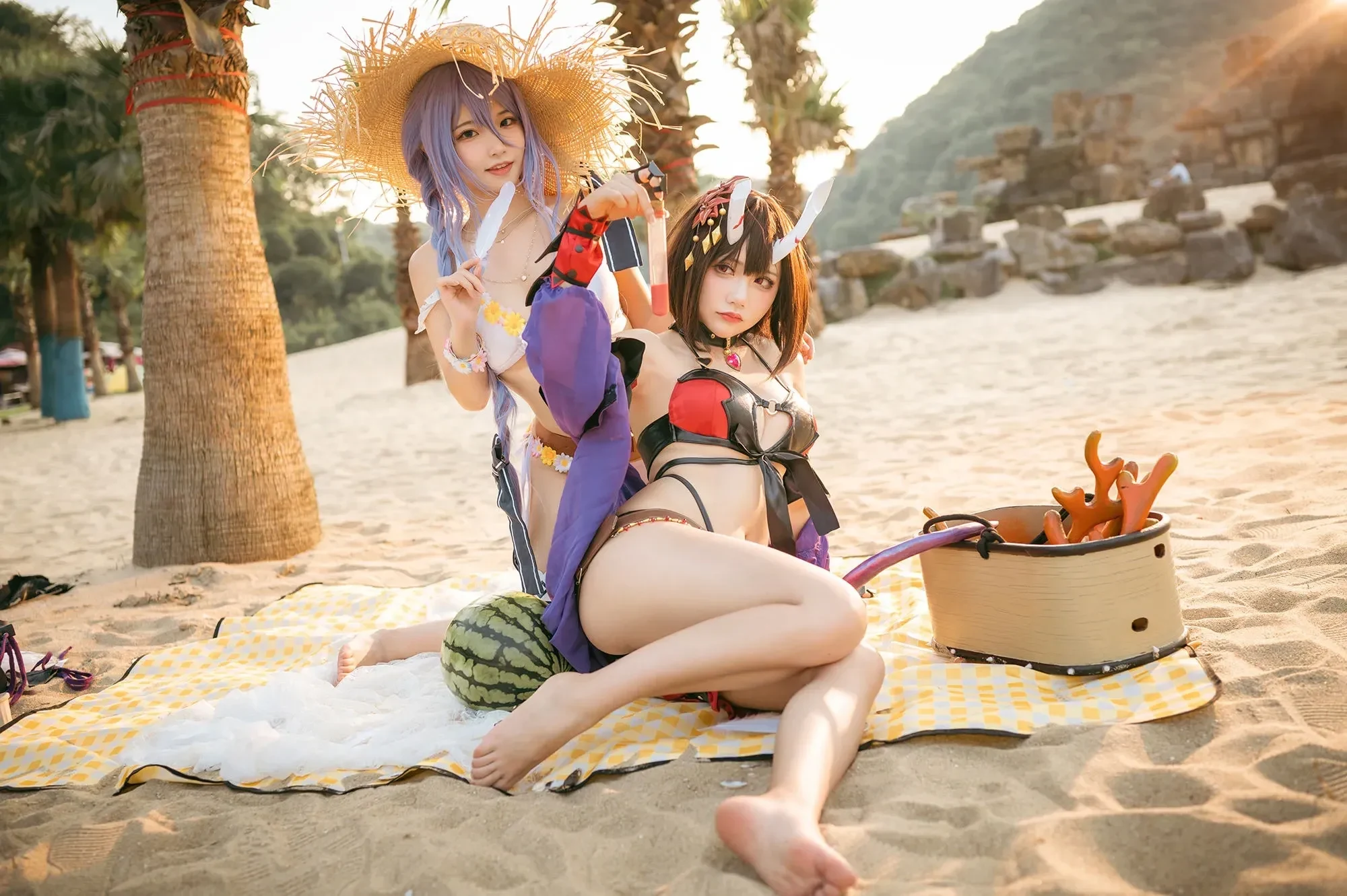 是一只熊仔吗伊喵君Nya – 公主连结 静流x惠理子 Cosplay-第6张