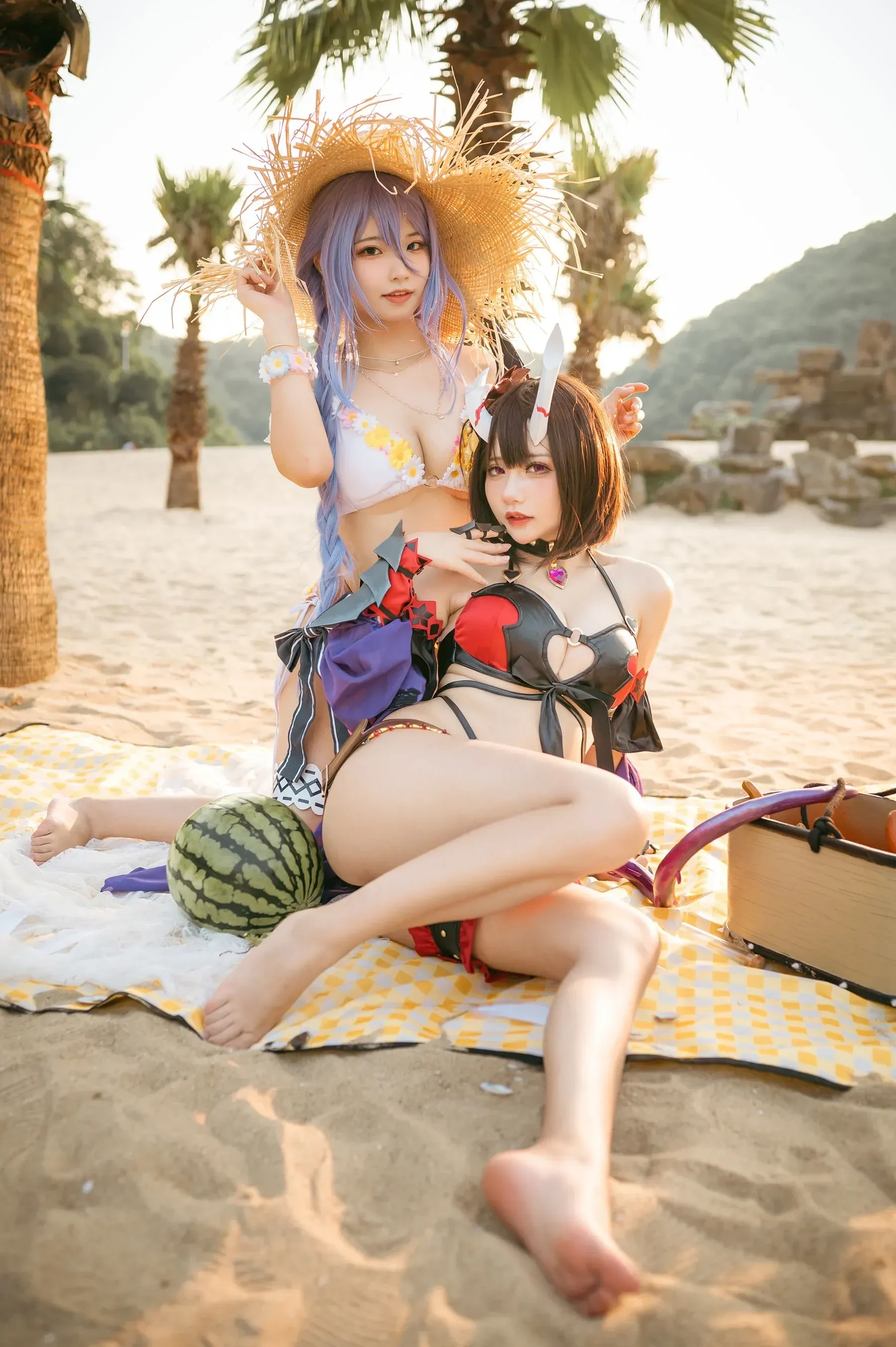 是一只熊仔吗伊喵君Nya – 公主连结 静流x惠理子 Cosplay-第4张