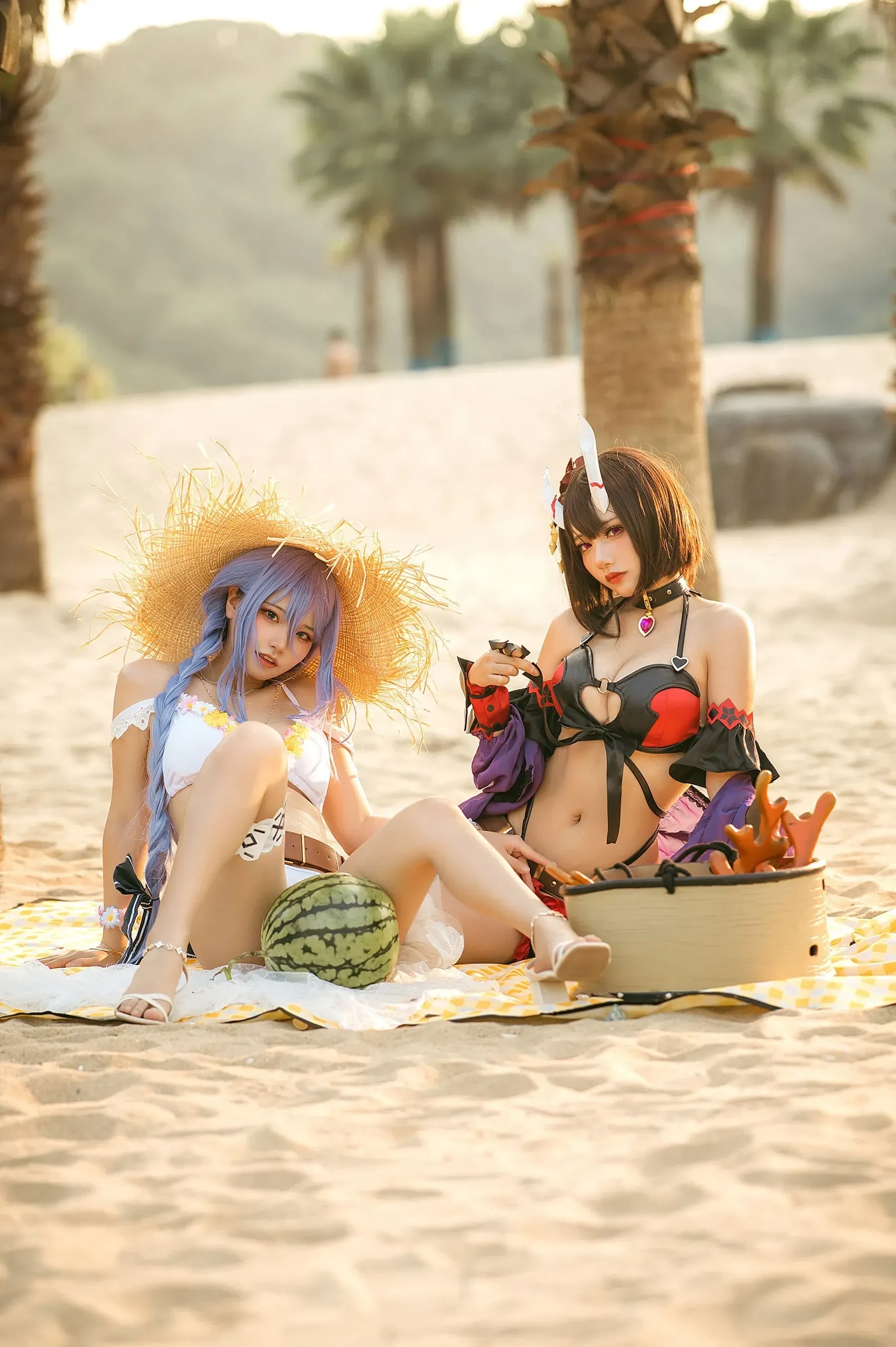 是一只熊仔吗伊喵君Nya – 公主连结 静流x惠理子 Cosplay-第8张