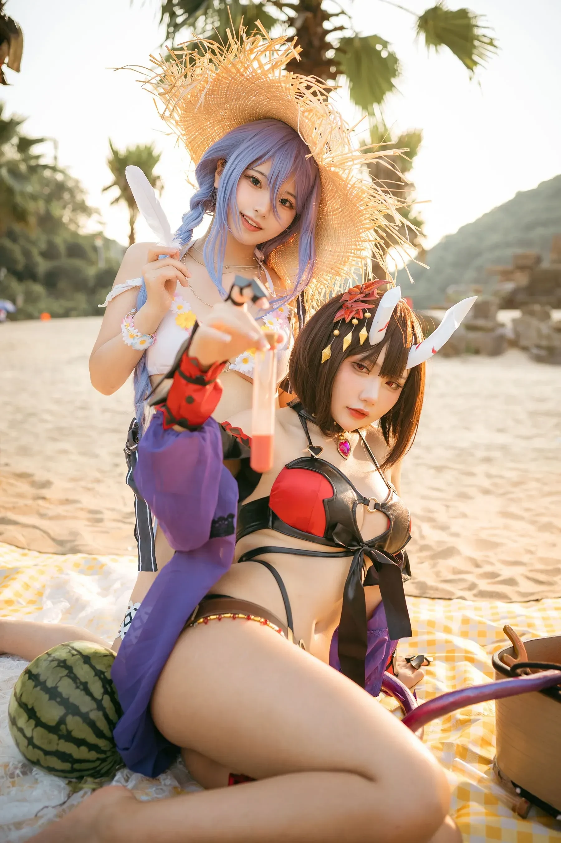 是一只熊仔吗伊喵君Nya – 公主连结 静流x惠理子 Cosplay-第10张