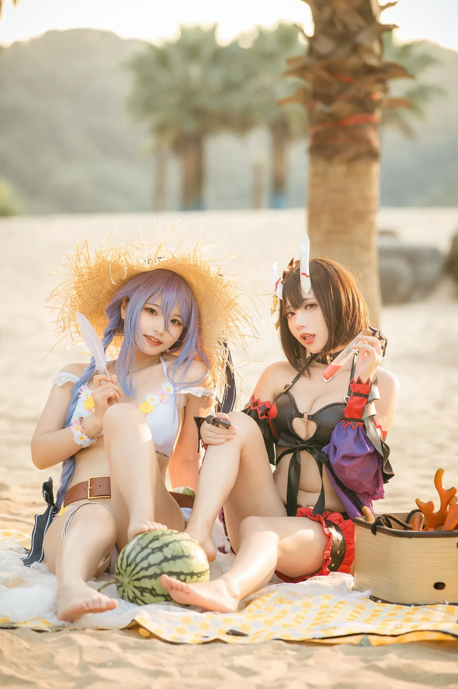 是一只熊仔吗伊喵君Nya – 公主连结 静流x惠理子 Cosplay-第69张