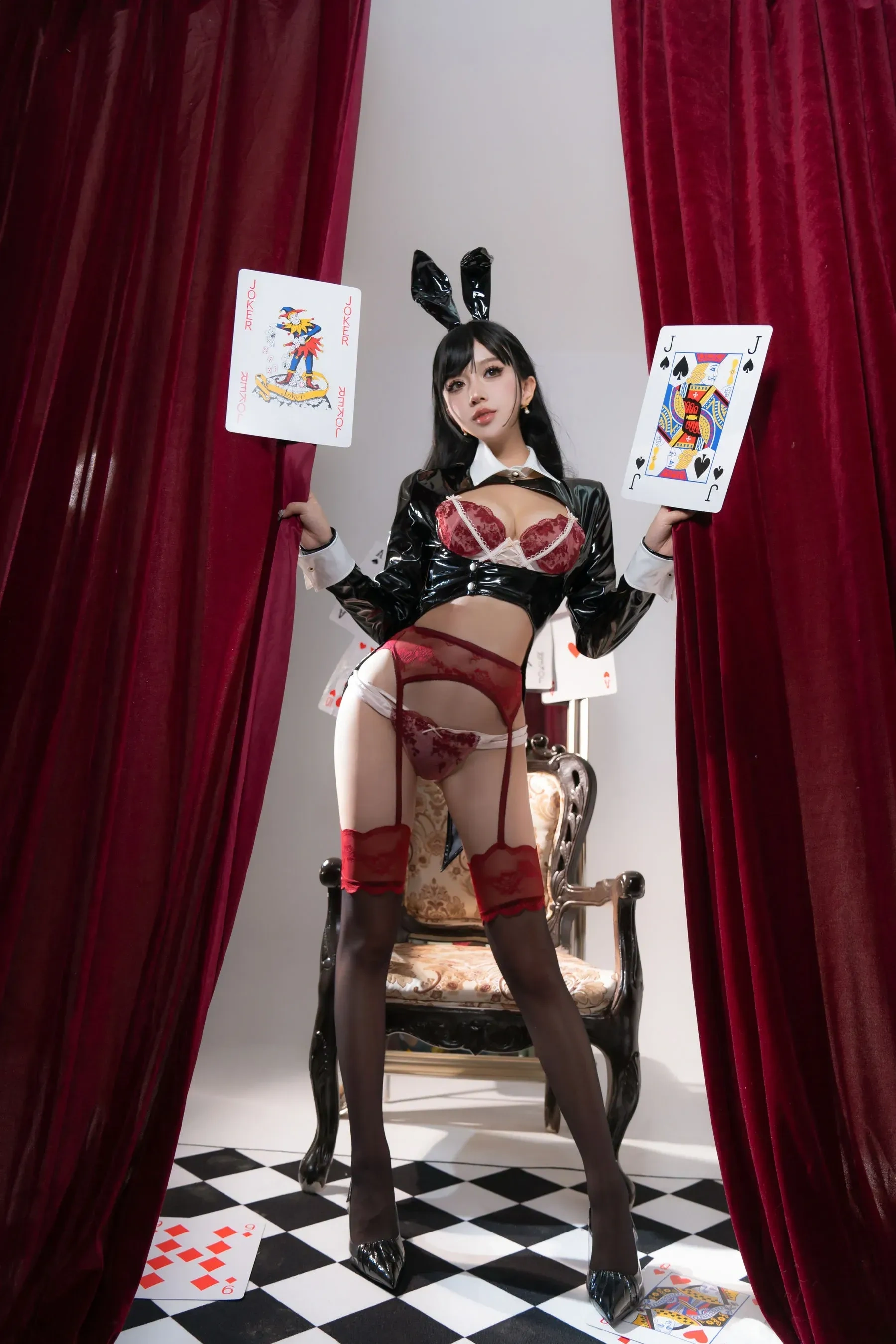 米线线sama – 生日限定 兔女郎 Cosplay-第17张