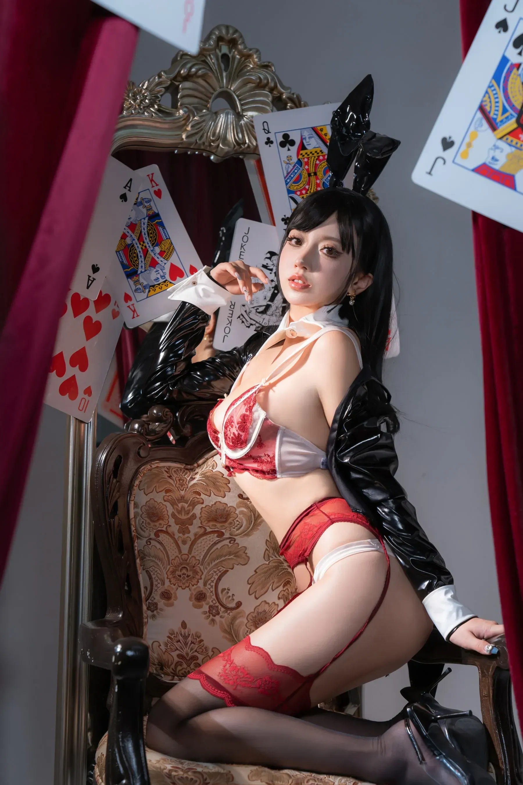 米线线sama – 生日限定 兔女郎 Cosplay-第38张