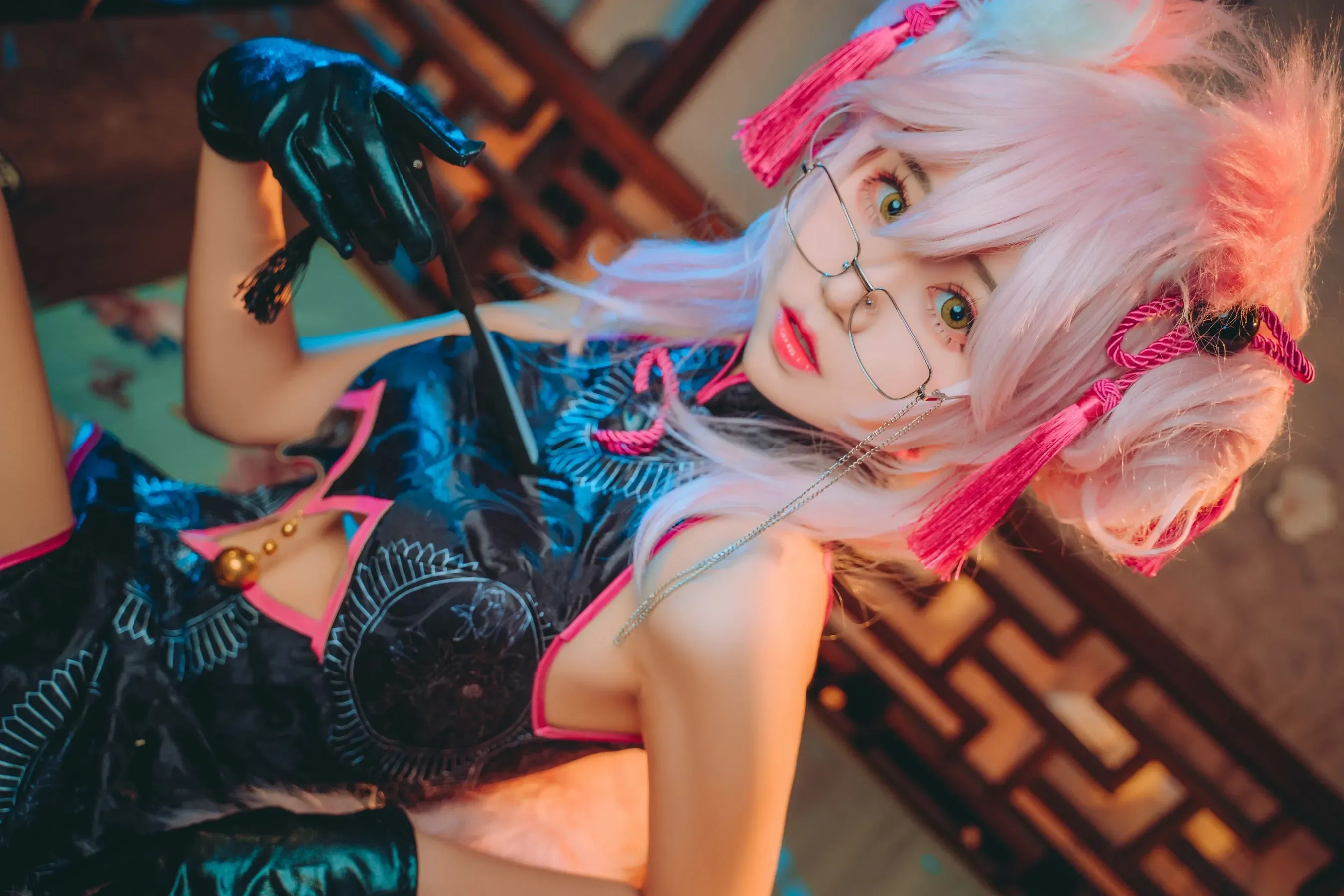 猫君君MaoJun – 杀阶秘书狐 Cosplay-第2张