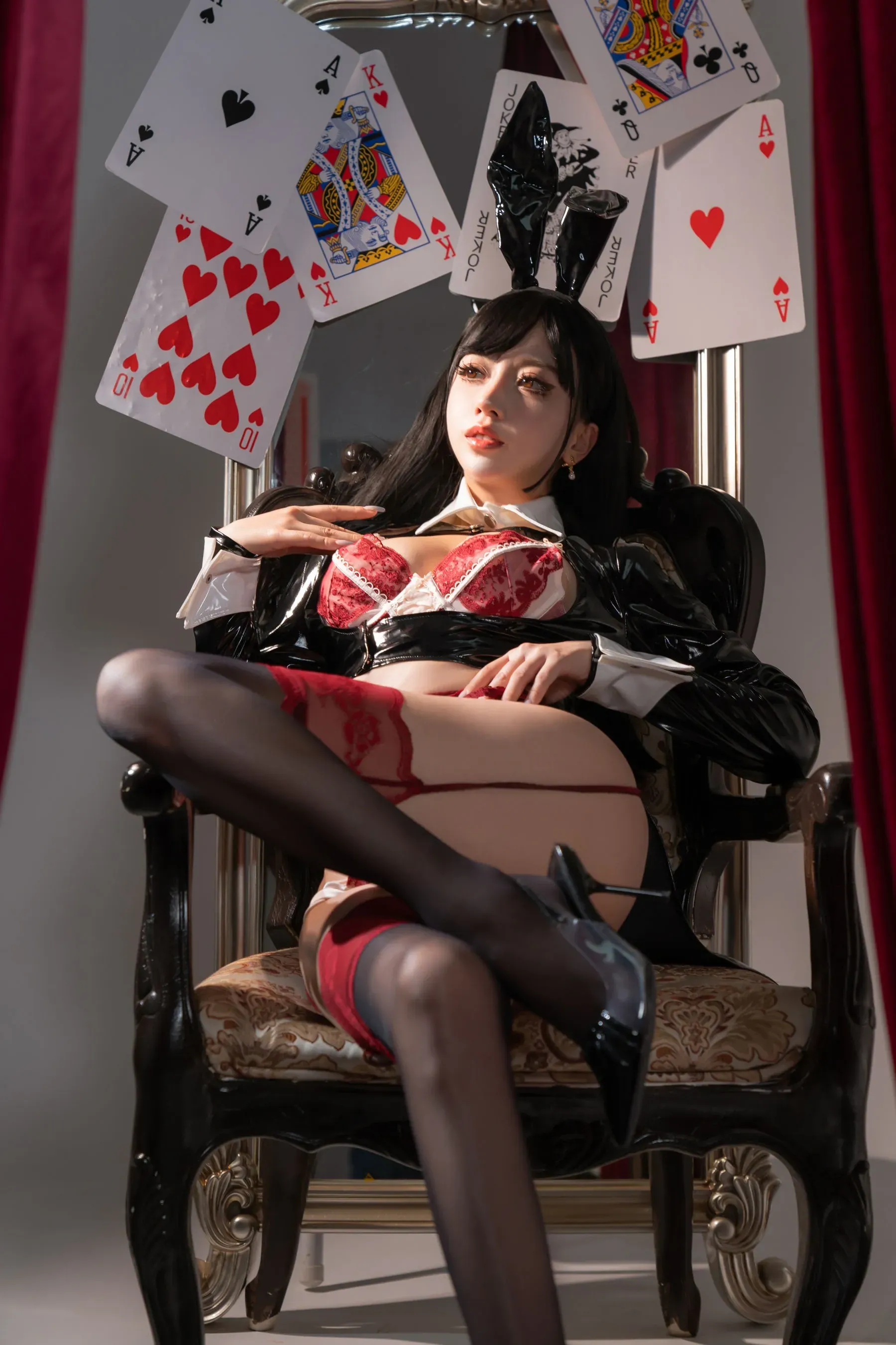 米线线sama – 生日限定 兔女郎 Cosplay-第46张