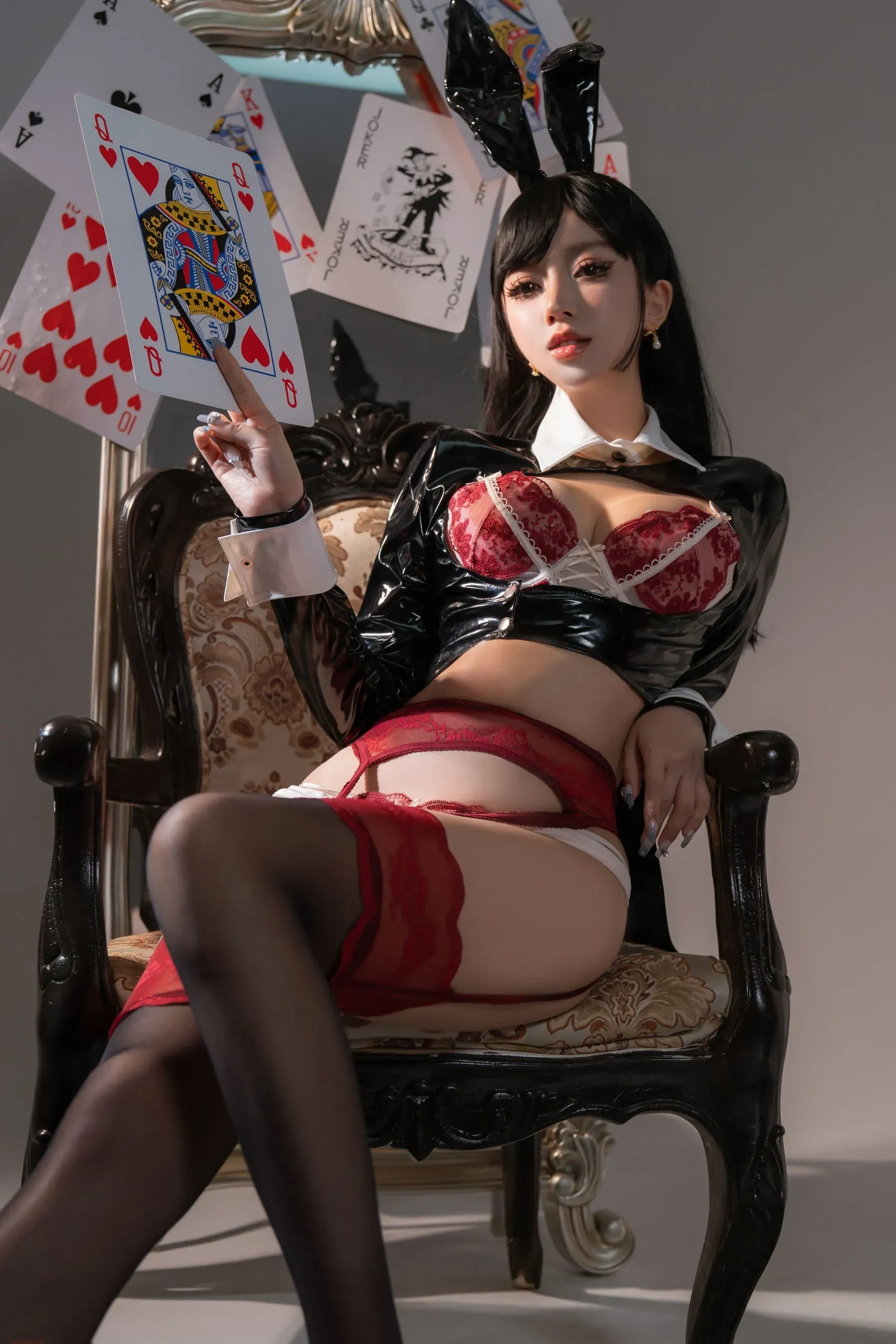 米线线sama – 生日限定 兔女郎 Cosplay-第47张