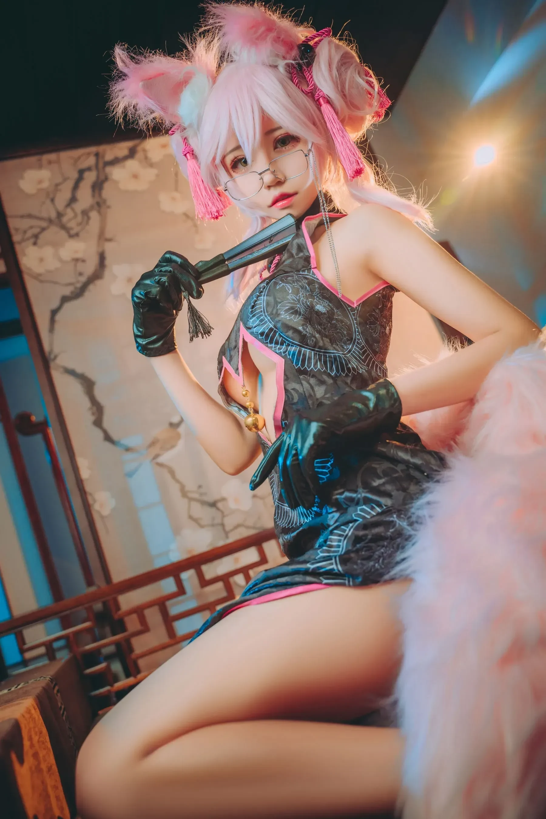 猫君君MaoJun – 杀阶秘书狐 Cosplay-第10张