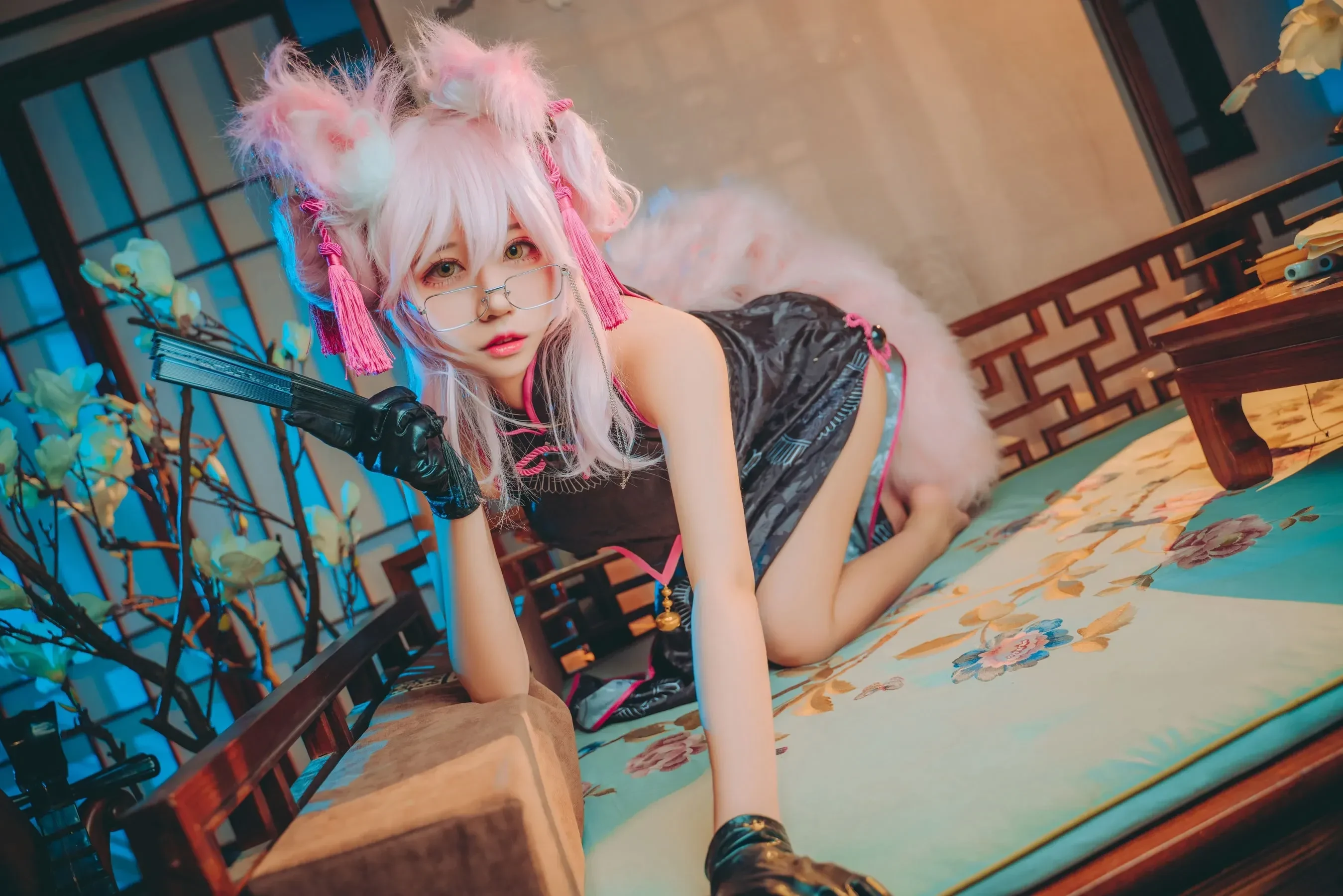 猫君君MaoJun – 杀阶秘书狐 Cosplay-第11张