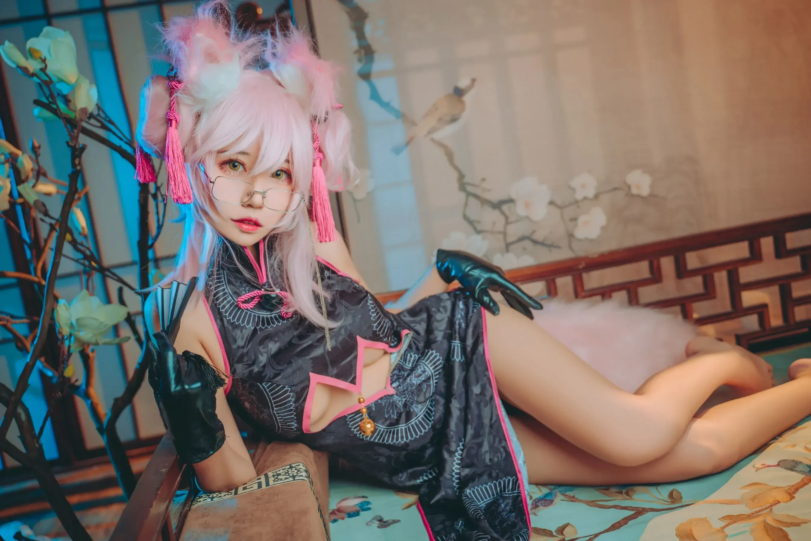 猫君君MaoJun – 杀阶秘书狐 Cosplay-第14张