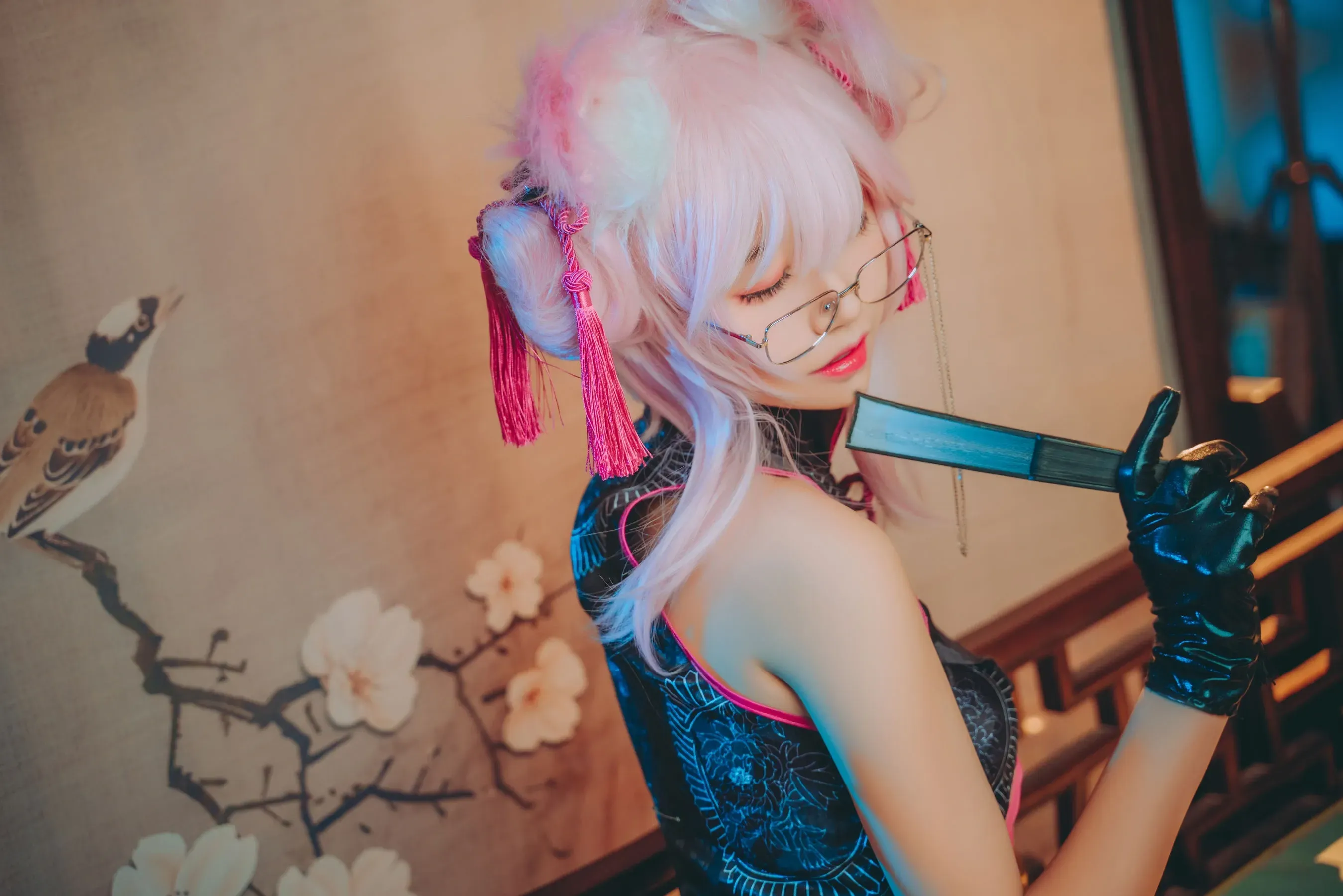 猫君君MaoJun – 杀阶秘书狐 Cosplay-第17张