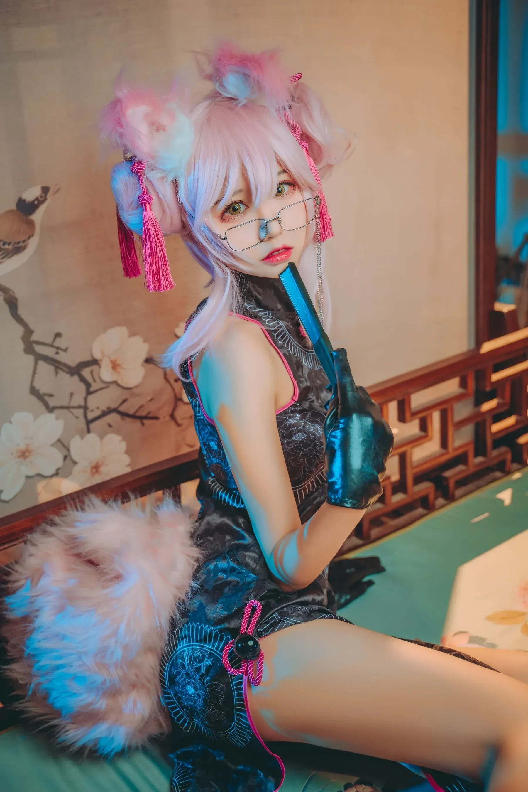 猫君君MaoJun – 杀阶秘书狐 Cosplay-第16张