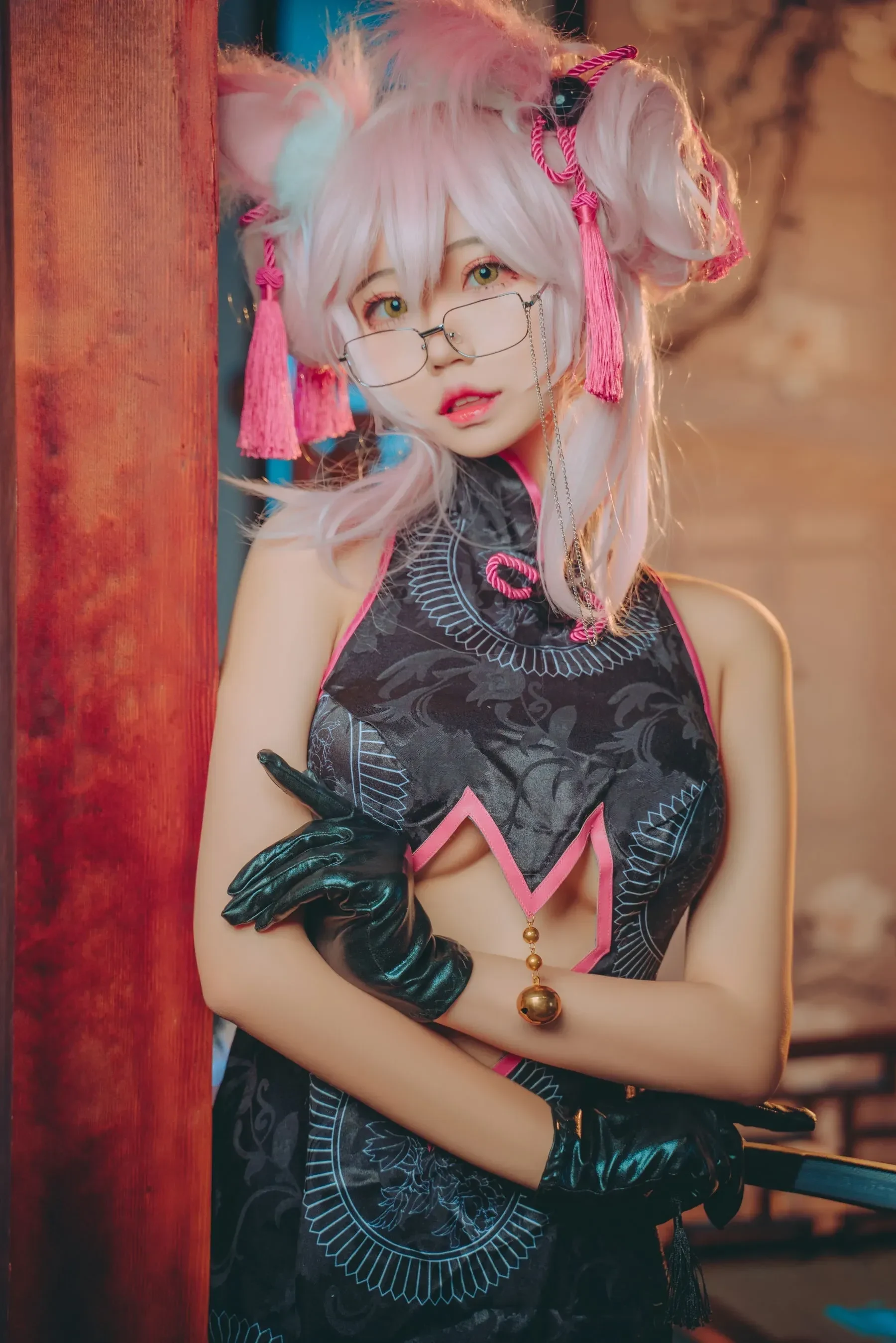 猫君君MaoJun – 杀阶秘书狐 Cosplay-第25张