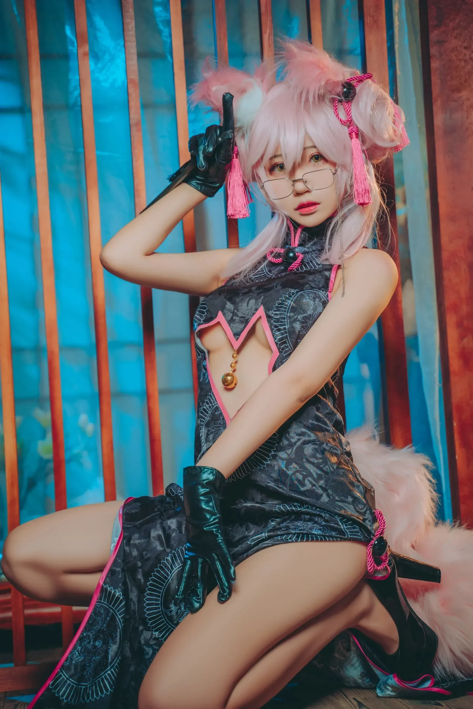 猫君君MaoJun – 杀阶秘书狐 Cosplay-第29张