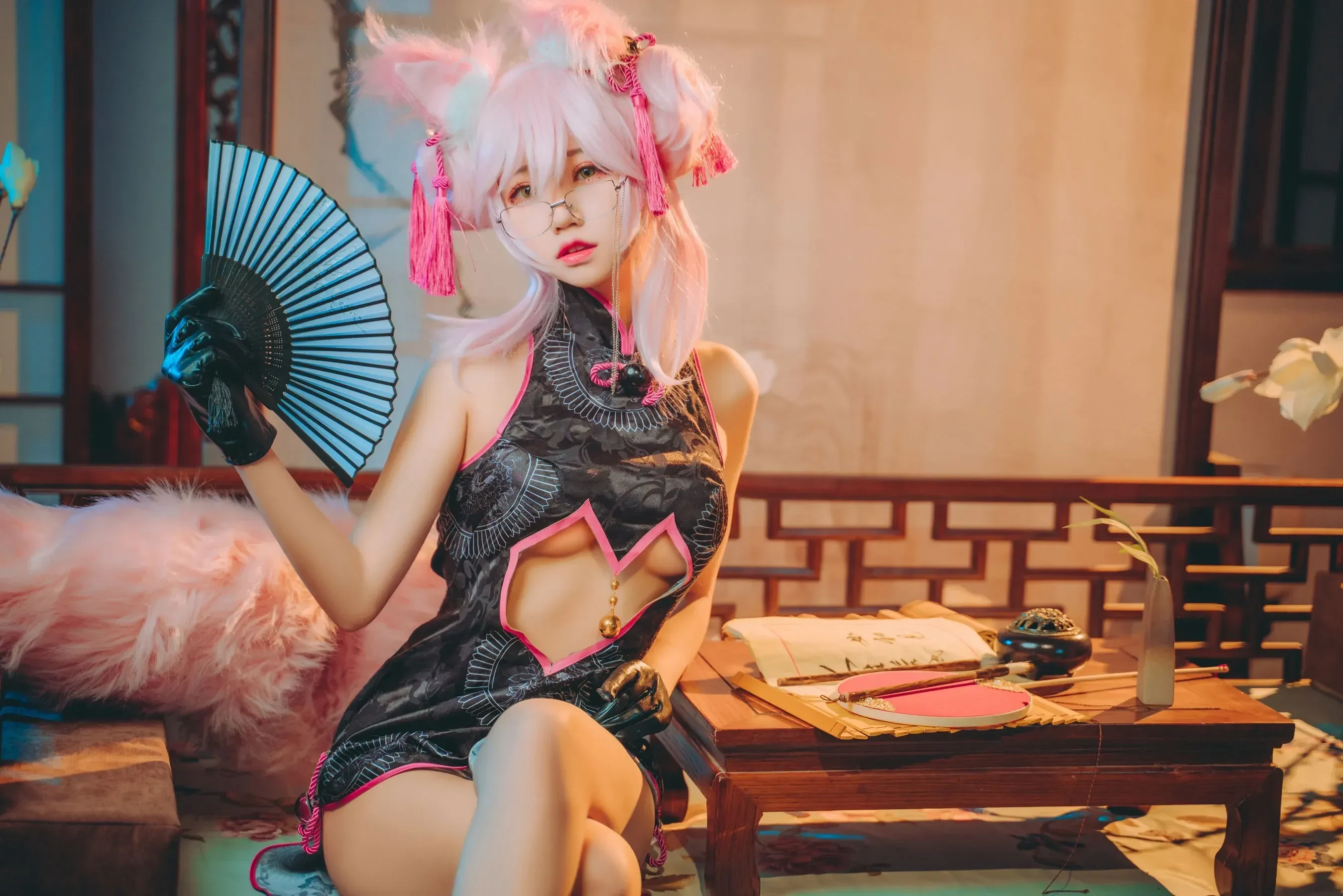 猫君君MaoJun – 杀阶秘书狐 Cosplay-第34张