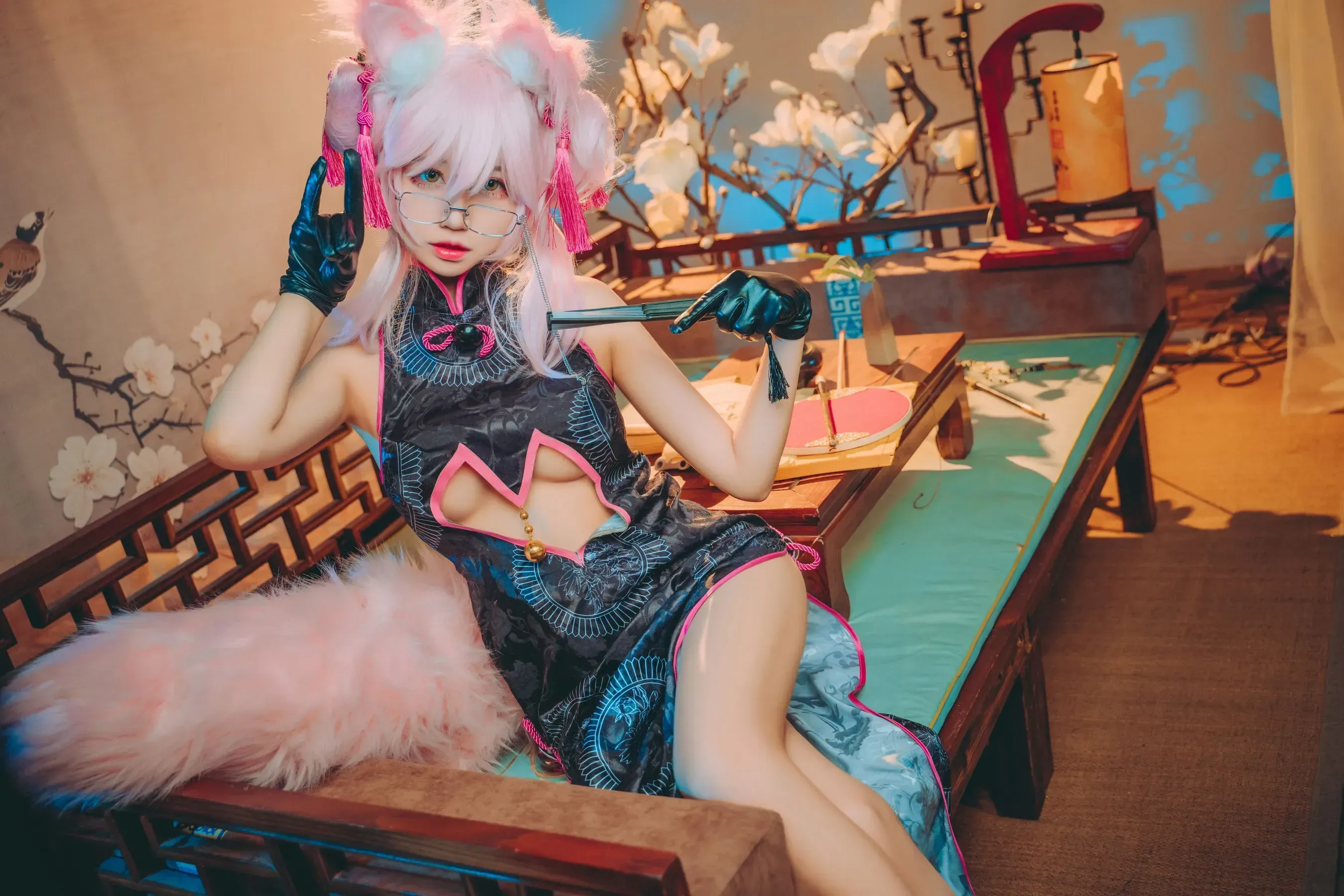 猫君君MaoJun – 杀阶秘书狐 Cosplay-第36张