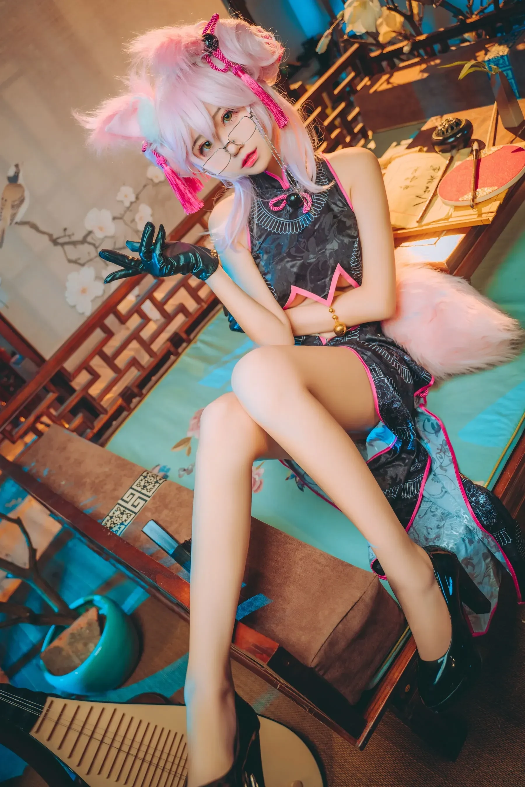 猫君君MaoJun – 杀阶秘书狐 Cosplay-第37张