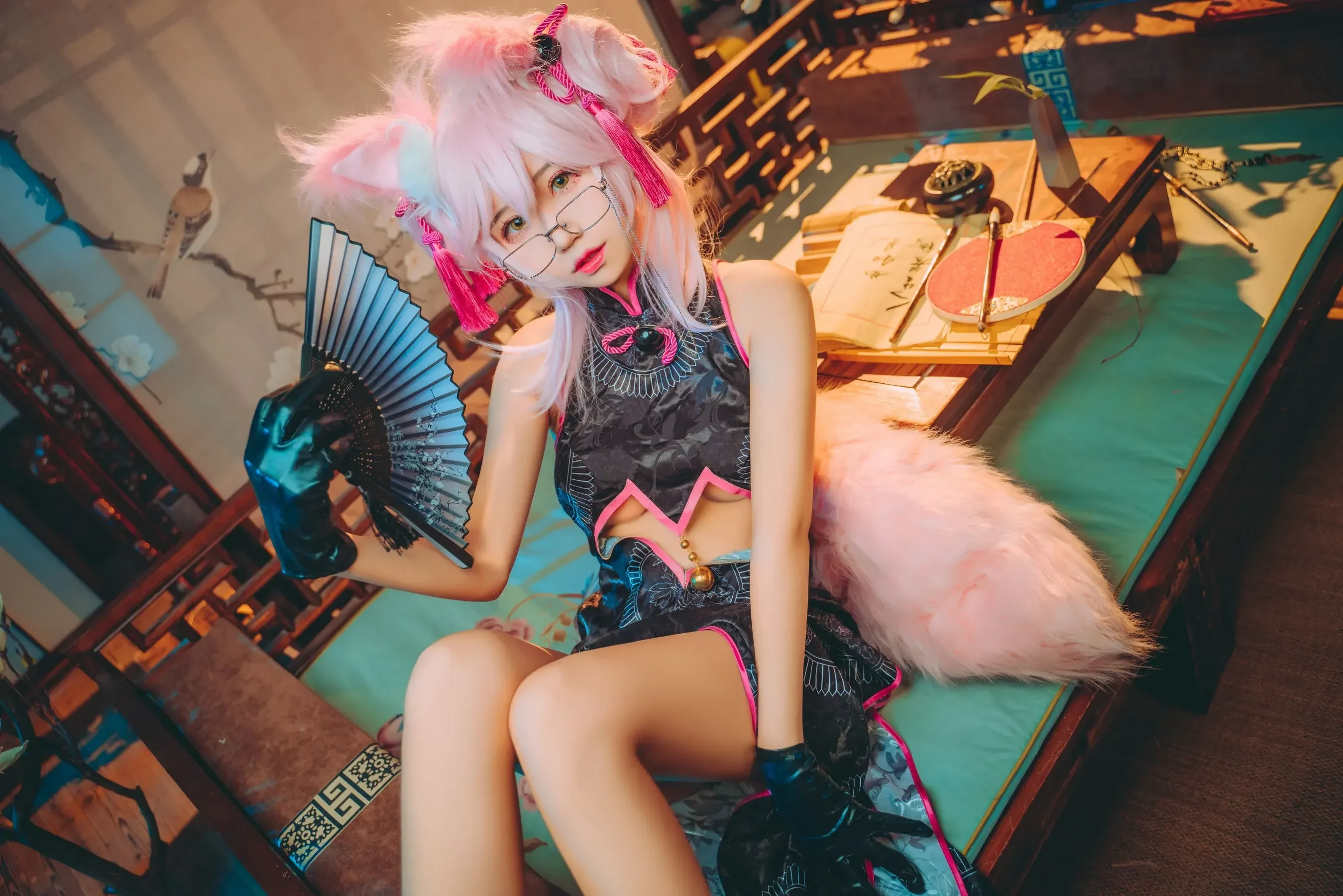 猫君君MaoJun – 杀阶秘书狐 Cosplay-第35张