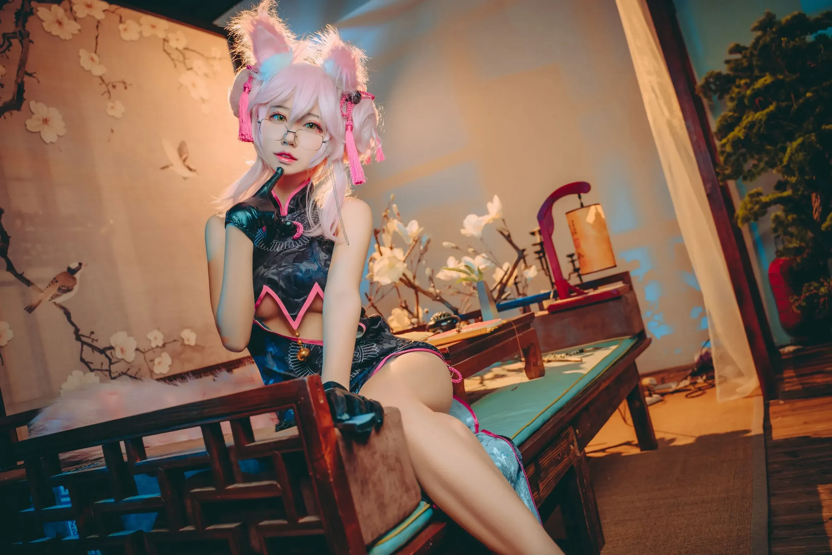 猫君君MaoJun – 杀阶秘书狐 Cosplay-第38张