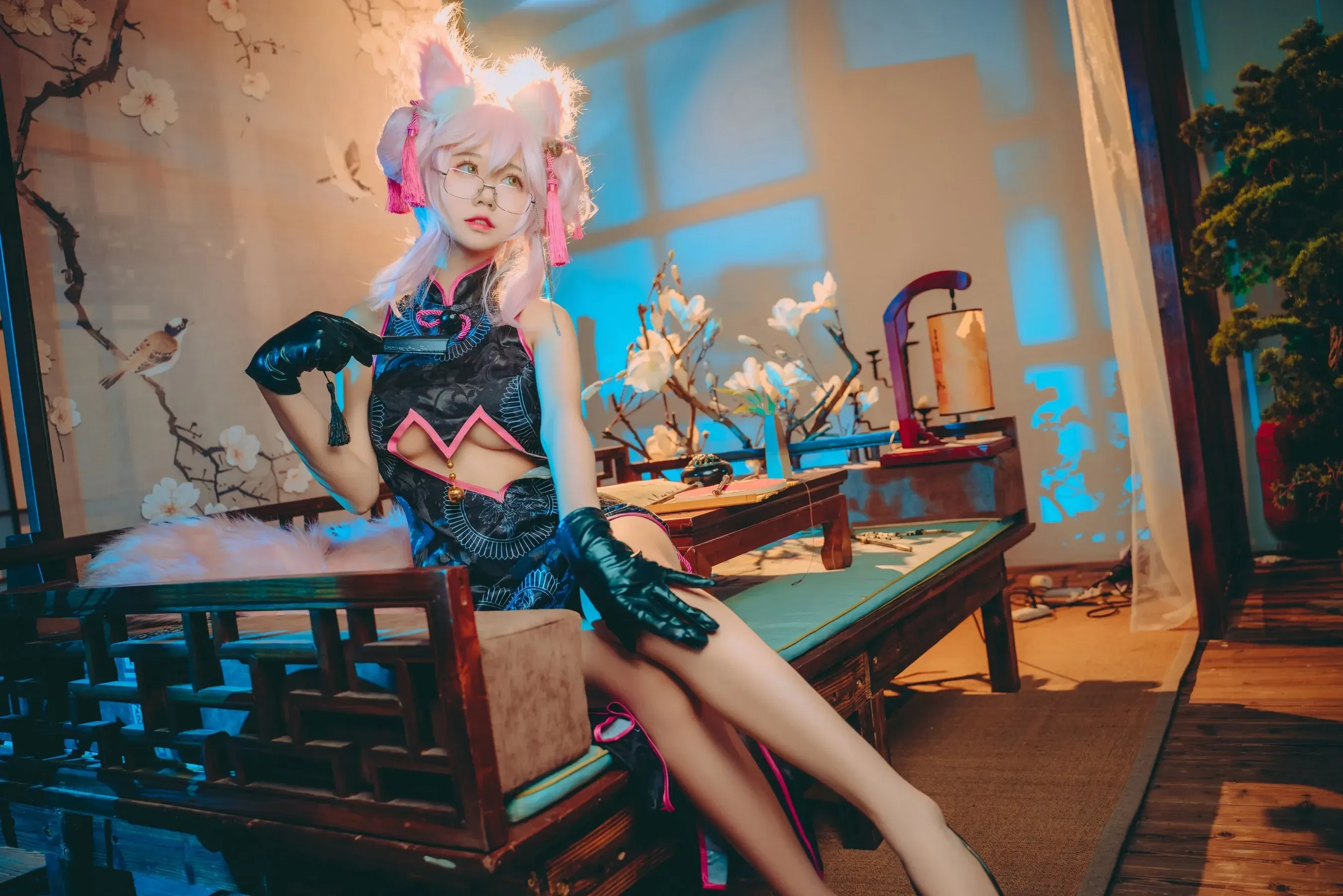 猫君君MaoJun – 杀阶秘书狐 Cosplay-第39张