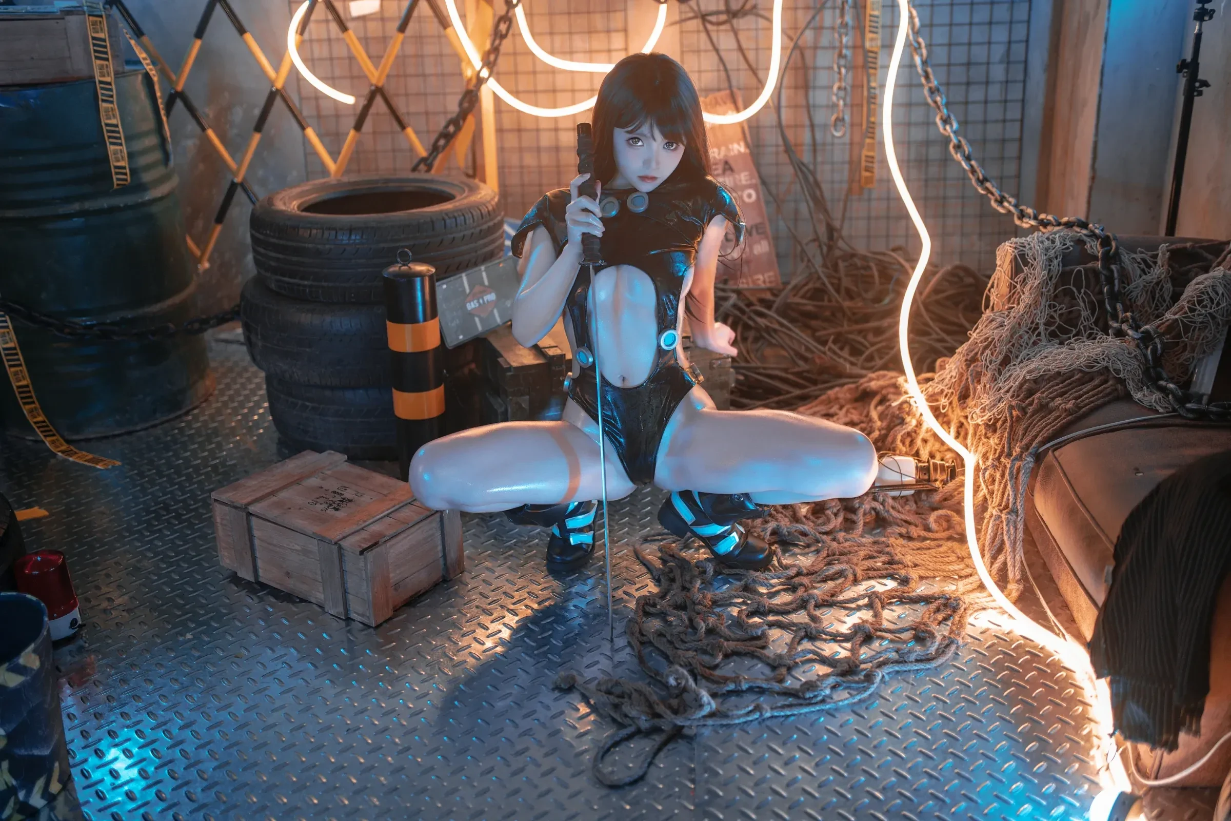 Bangni邦尼 – 杀戮都市 下平玲花 Cosplay-第14张