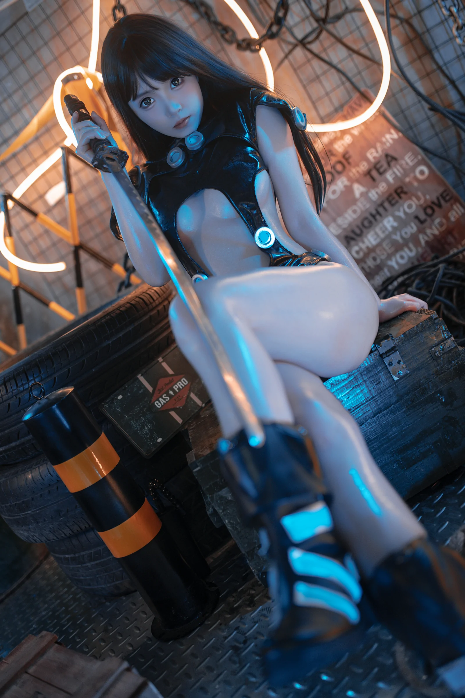 Bangni邦尼 – 杀戮都市 下平玲花 Cosplay-第16张