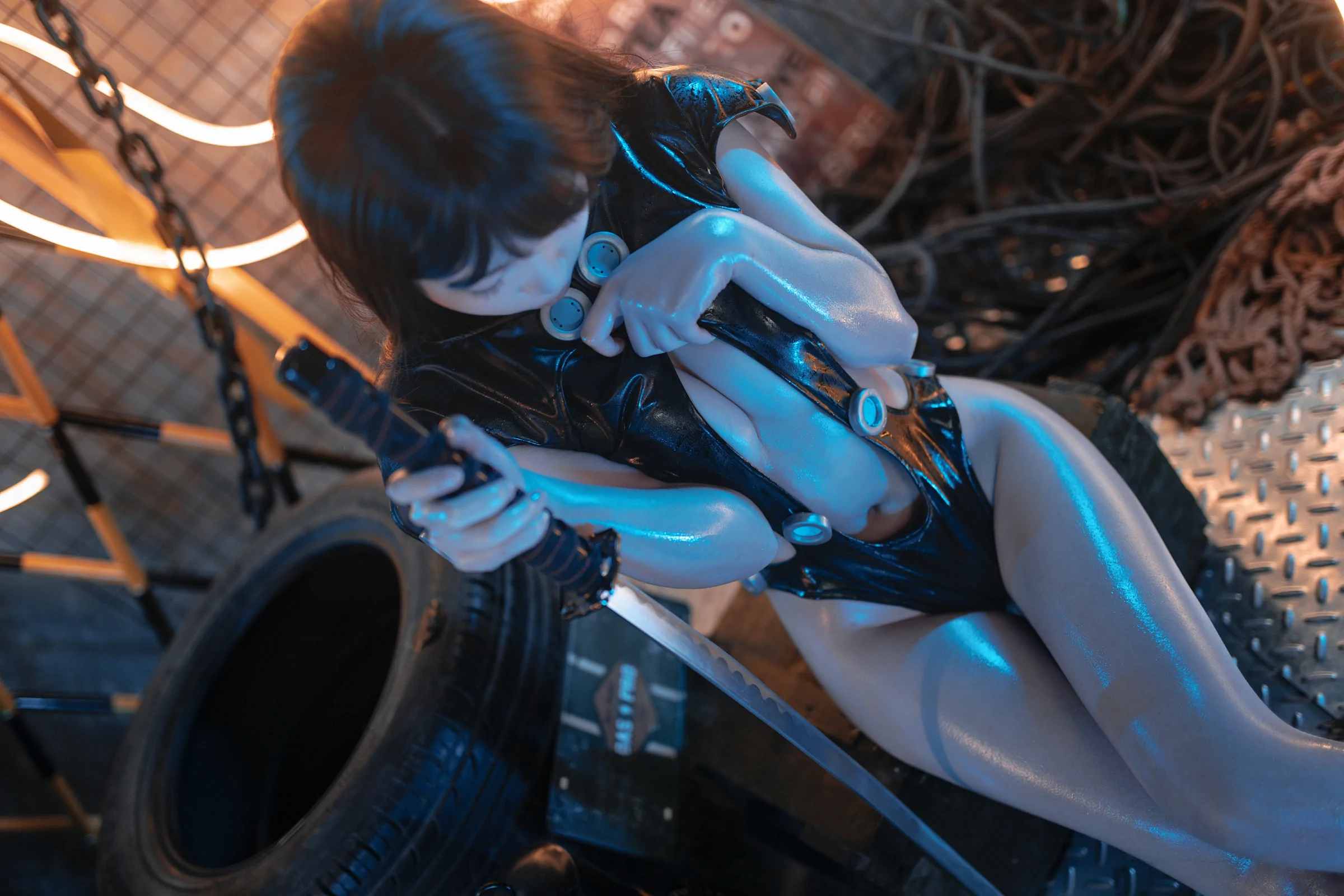 Bangni邦尼 – 杀戮都市 下平玲花 Cosplay-第18张