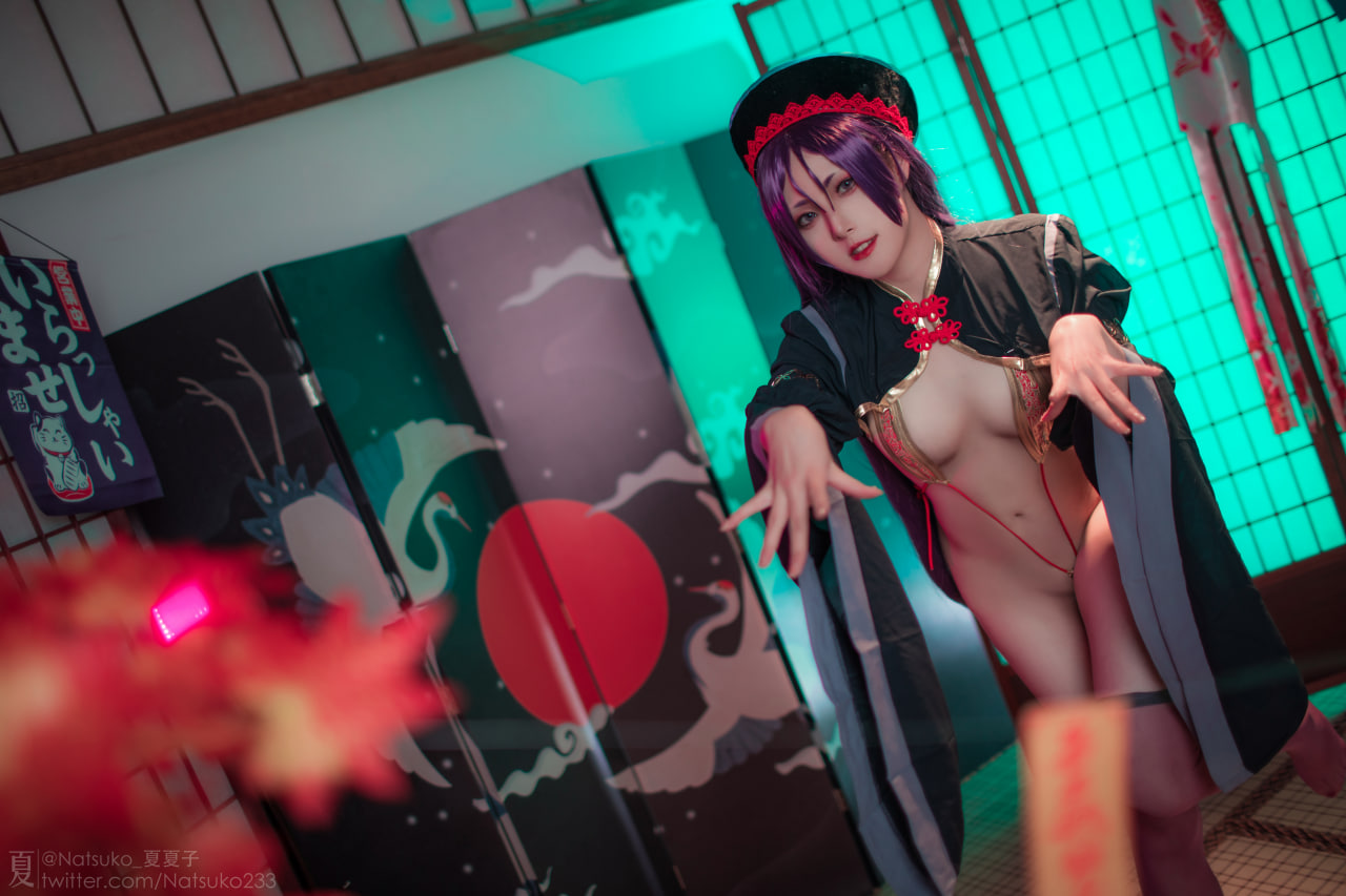 Natsuko夏夏子 – FGO 源赖光 僵尸同人 Cosplay-第1张